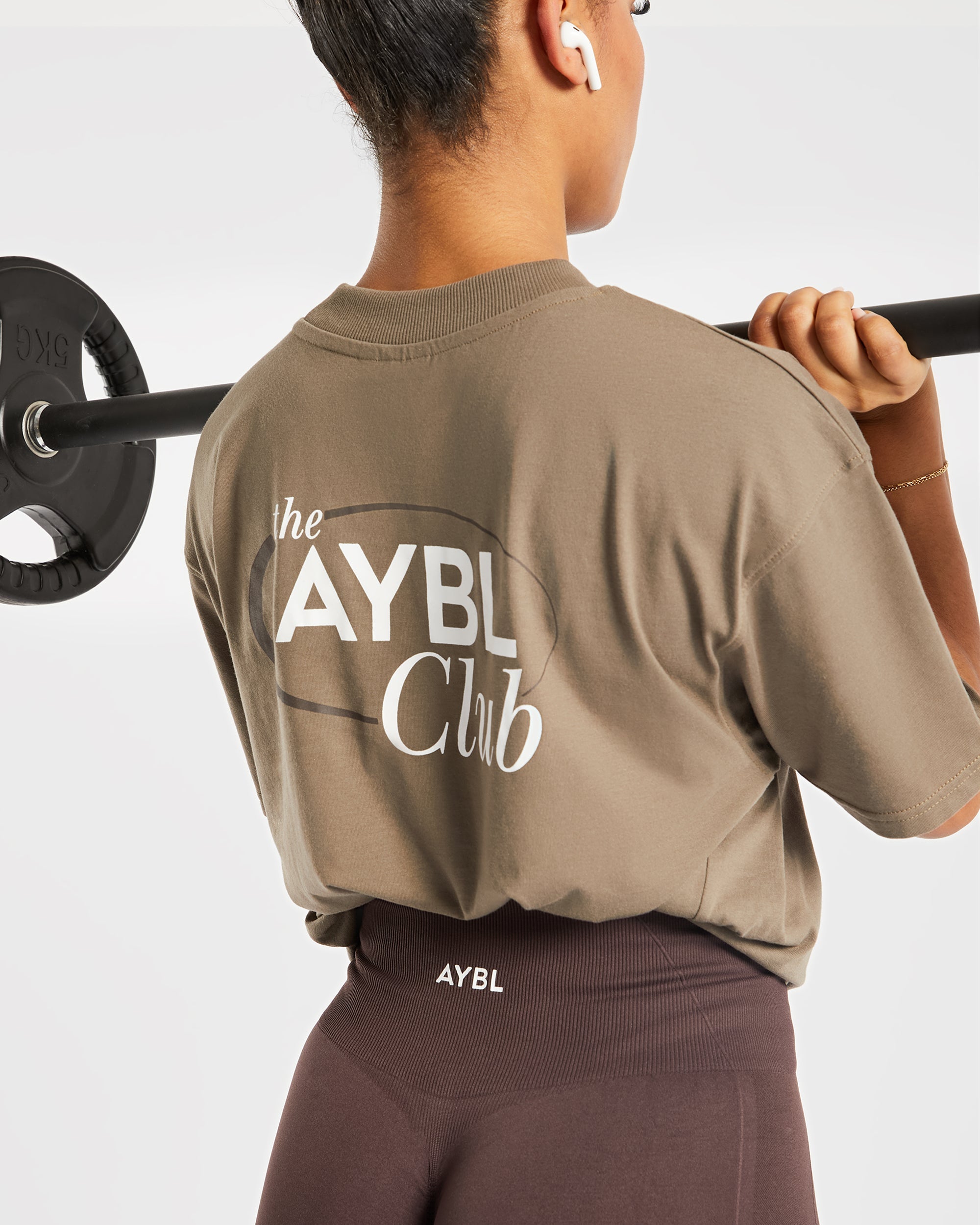 AYBL Club Oversized T Shirt - Braun