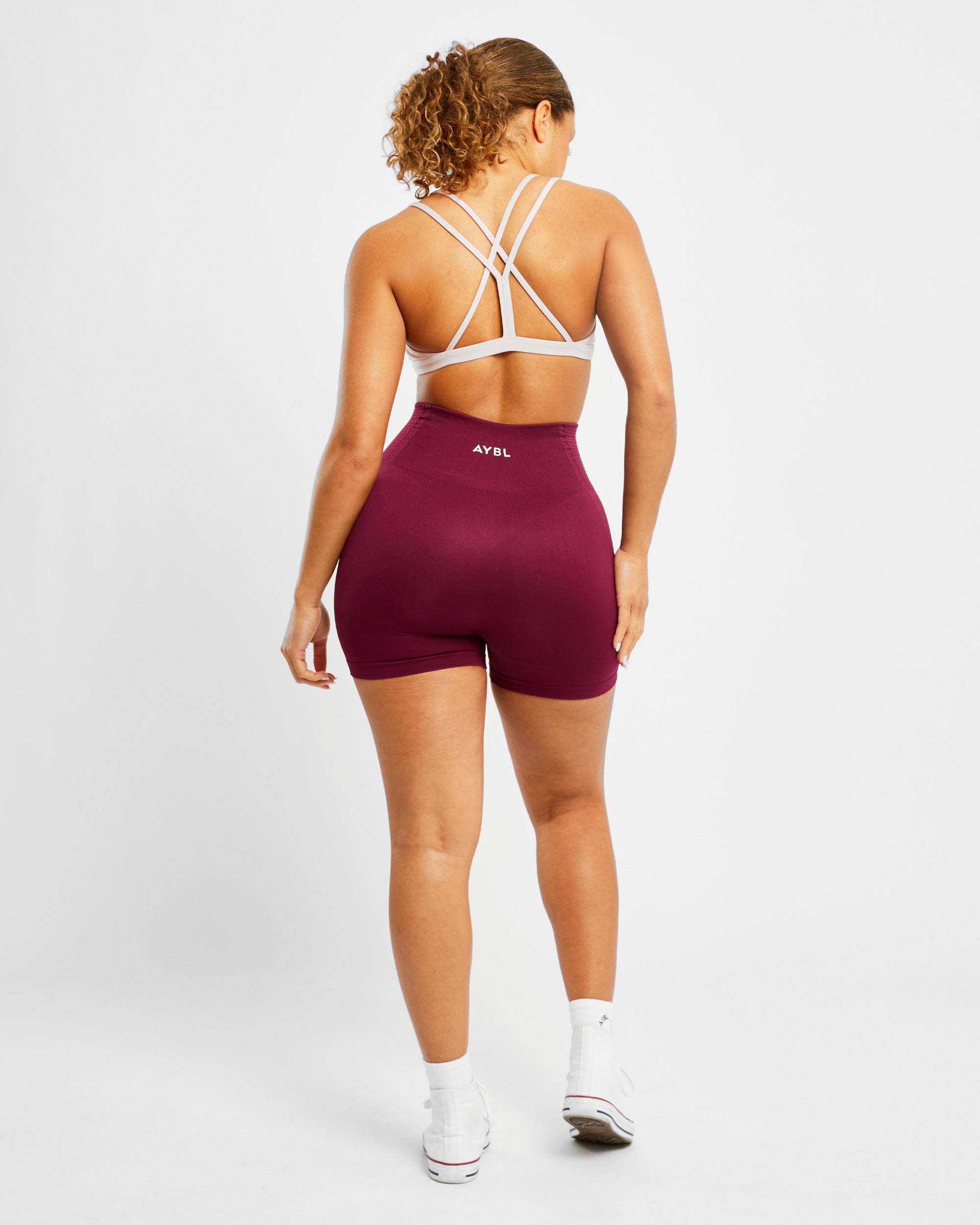 Essential Strappy Sports Bra - Dusty Rosa