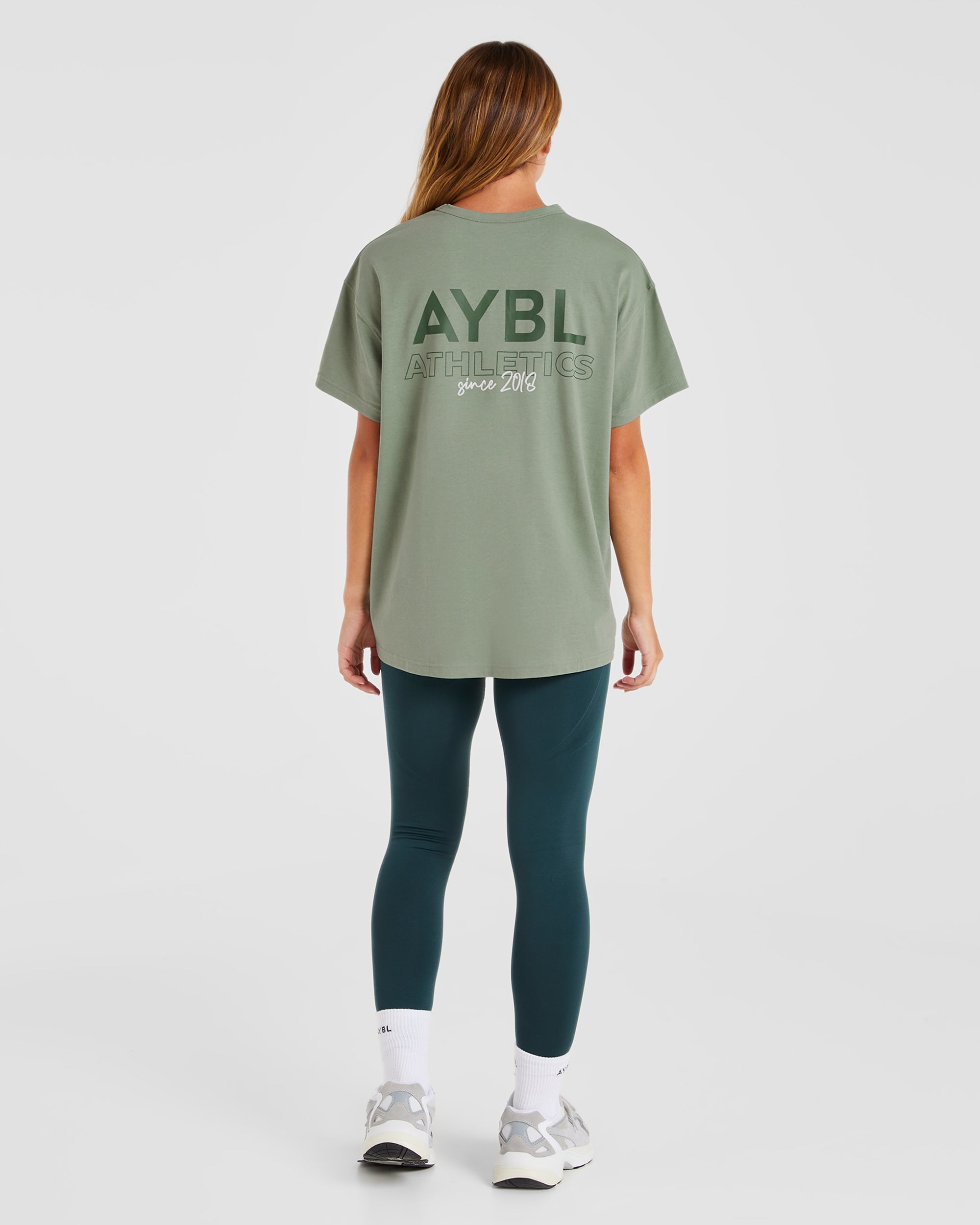 AYBL Athletics Oversized T Shirt - Grün
