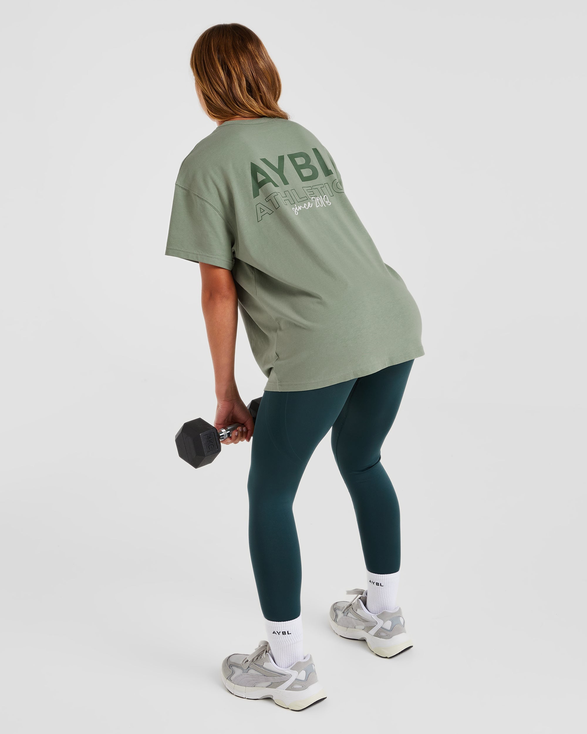 AYBL Athletics Oversized T Shirt - Grün