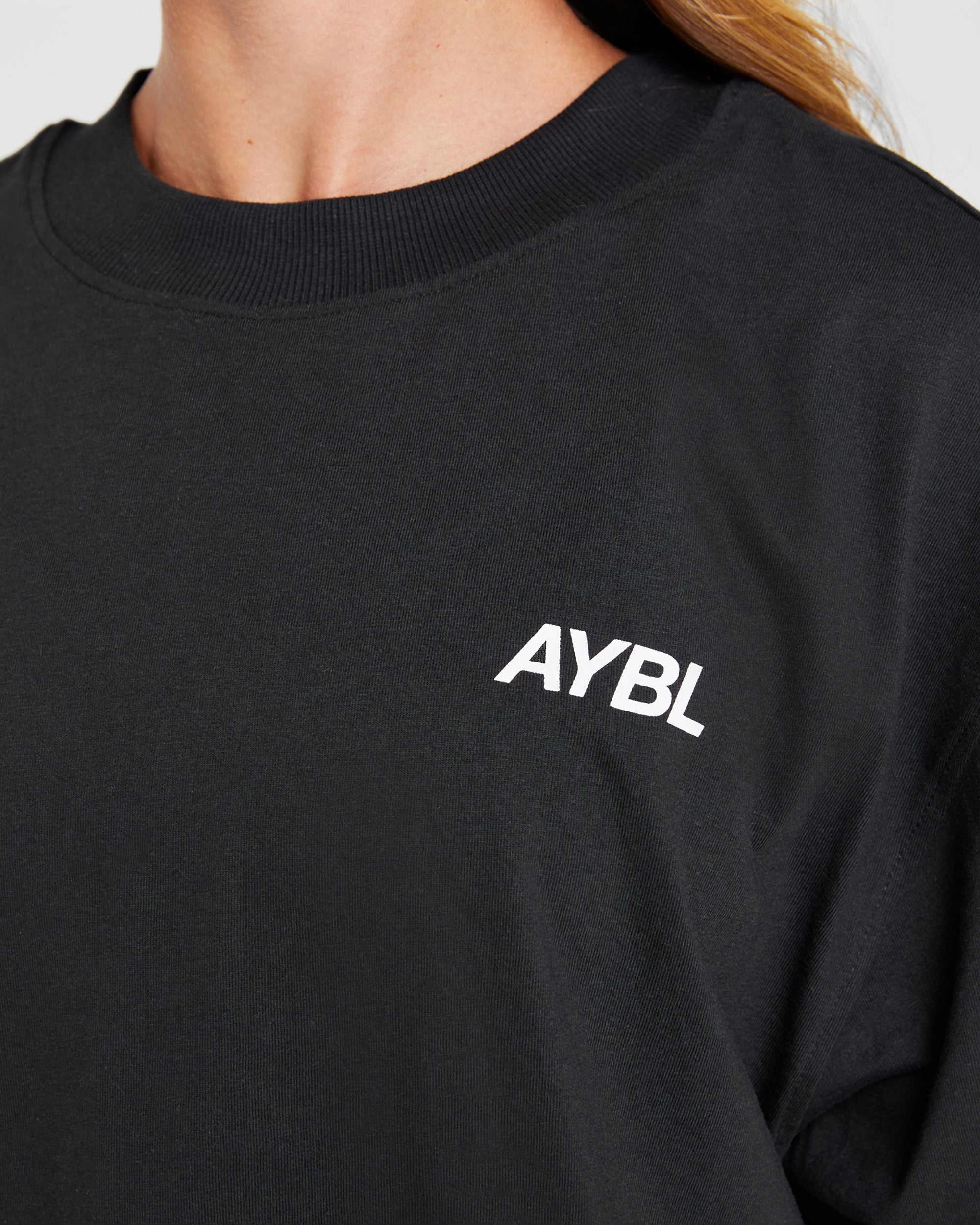 AYBL Sports Club Oversized T Shirt - Schwarz