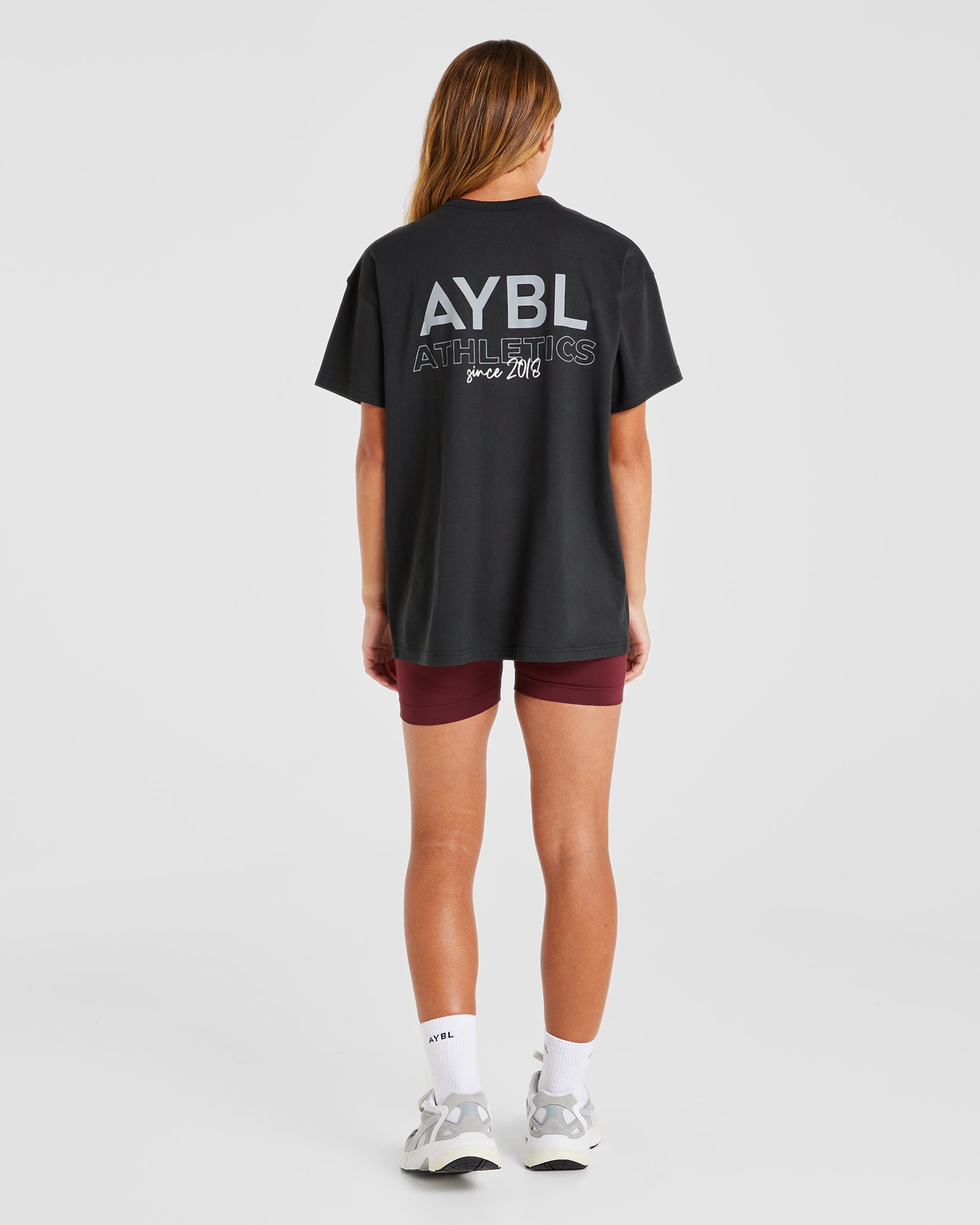 AYBL Athletics Oversized T Shirt - Schwarz