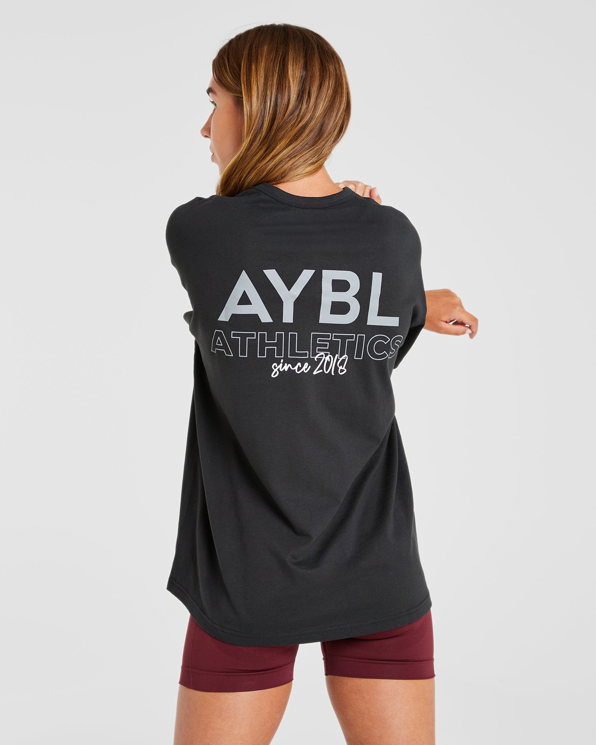 AYBL Athletics Oversized T Shirt - Schwarz