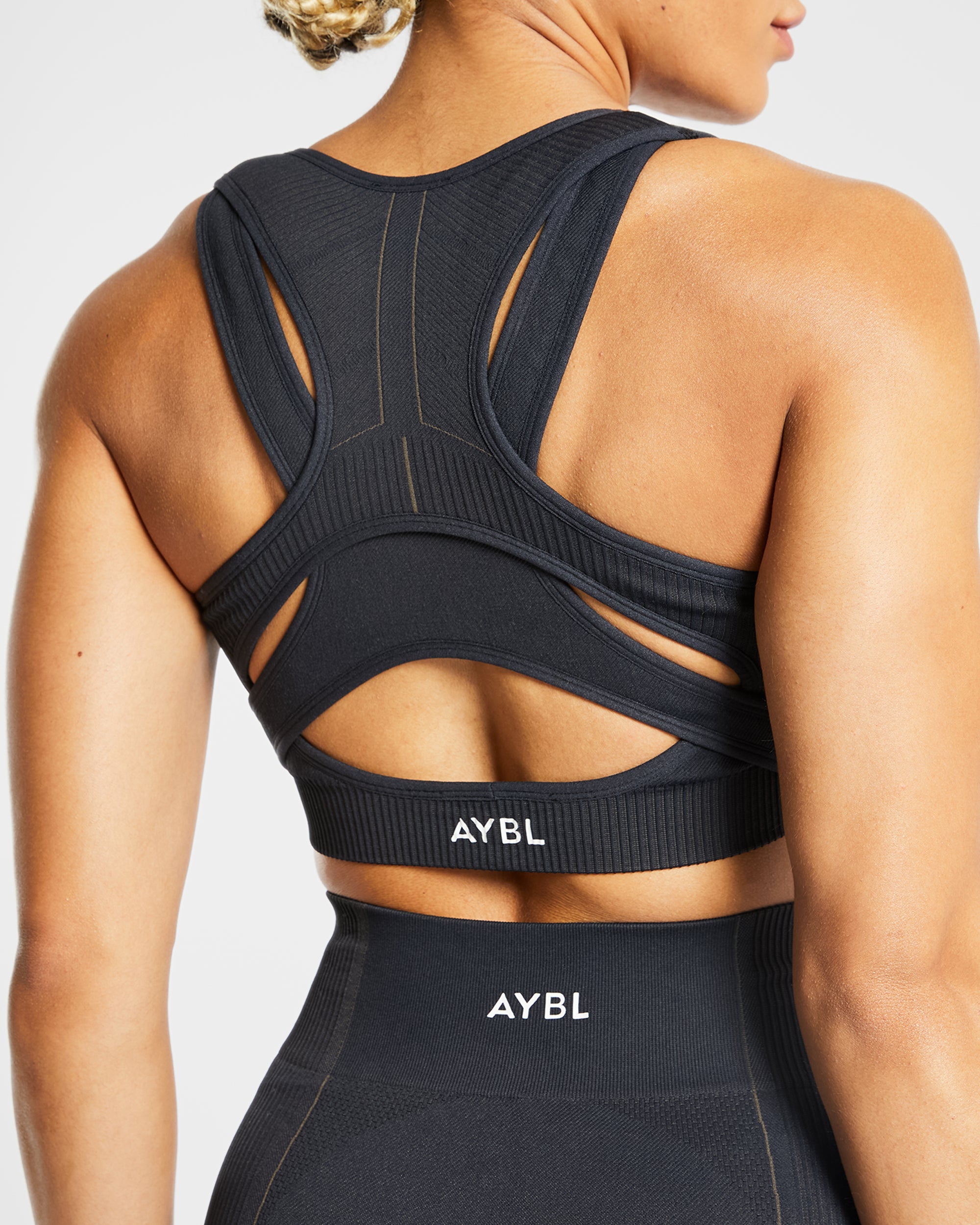 Reflex Seamless Sports Bra - Schwarz