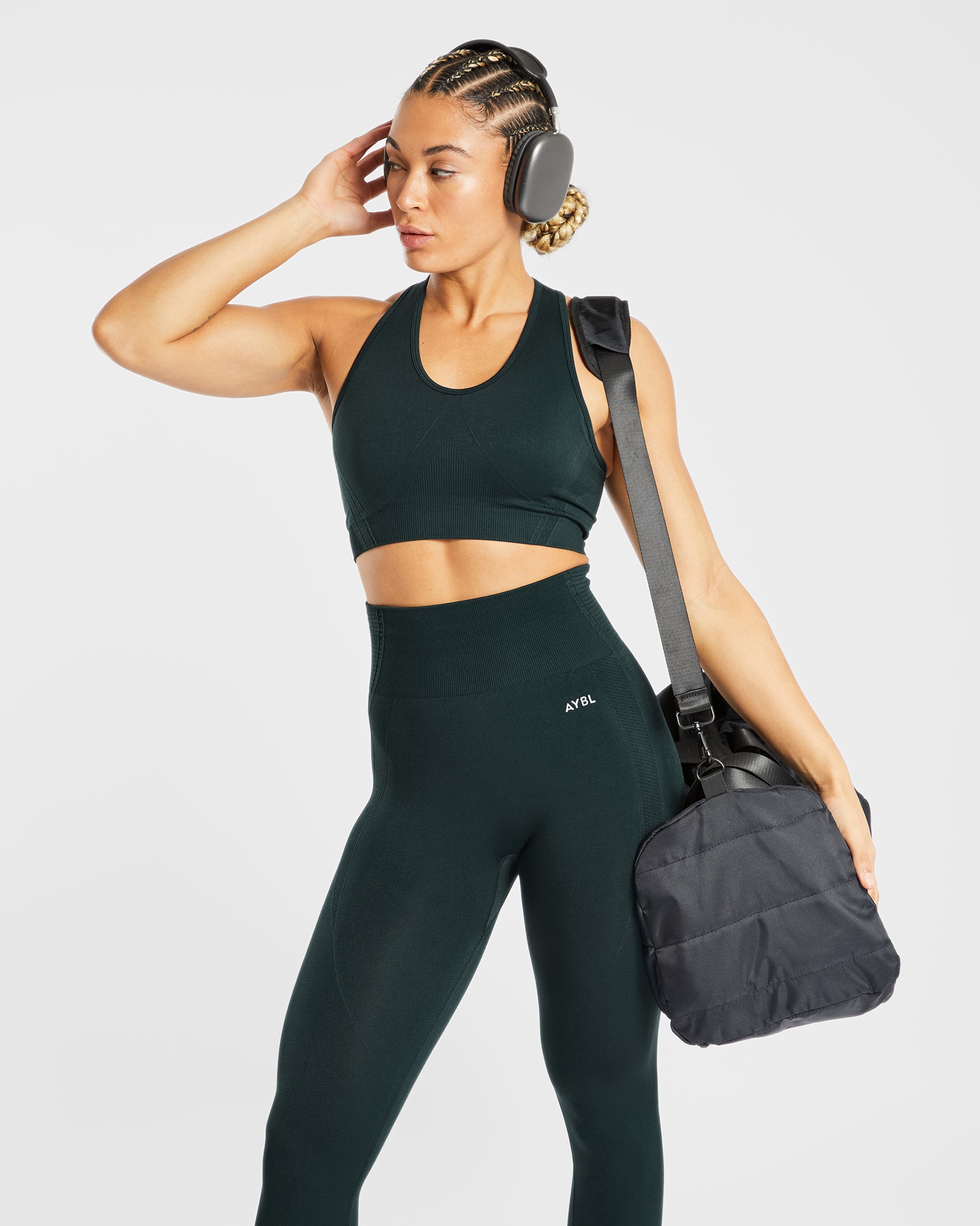 Balance V2 Seamless Sports Bra - Forest Grün