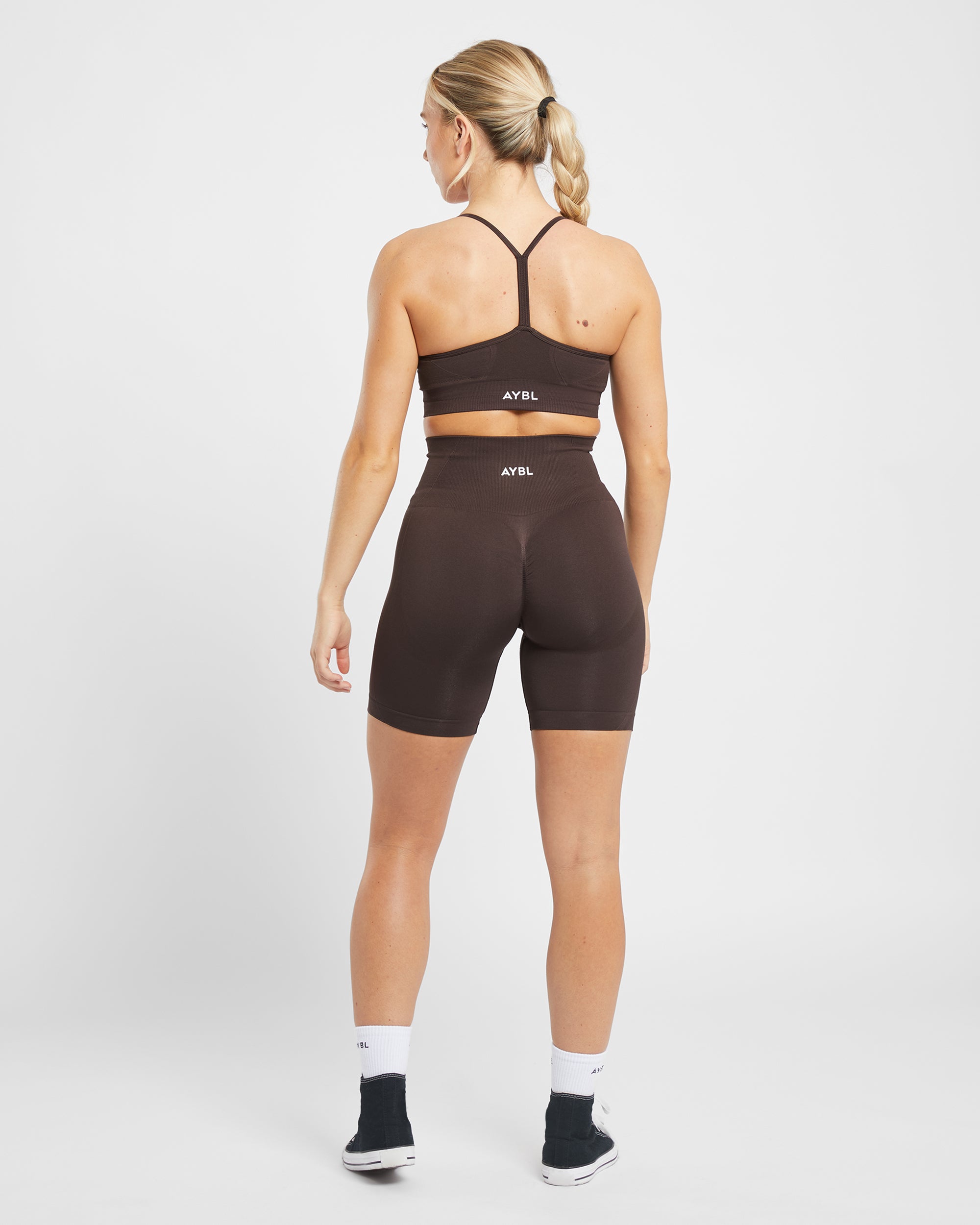 Empower Seamless Cycling Shorts - Cocoa Braun