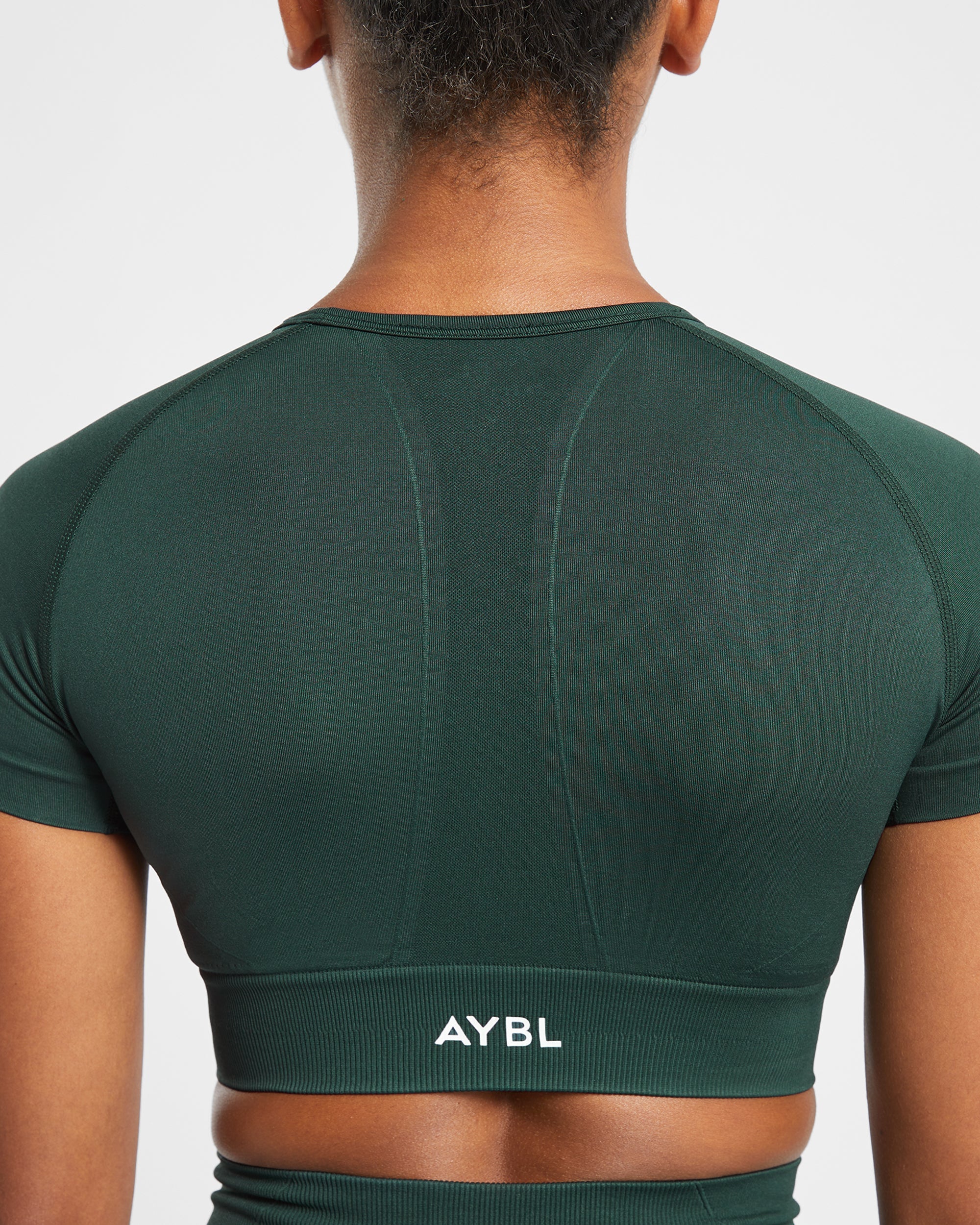 Empower Seamless Crop Top - Dark GrŸn