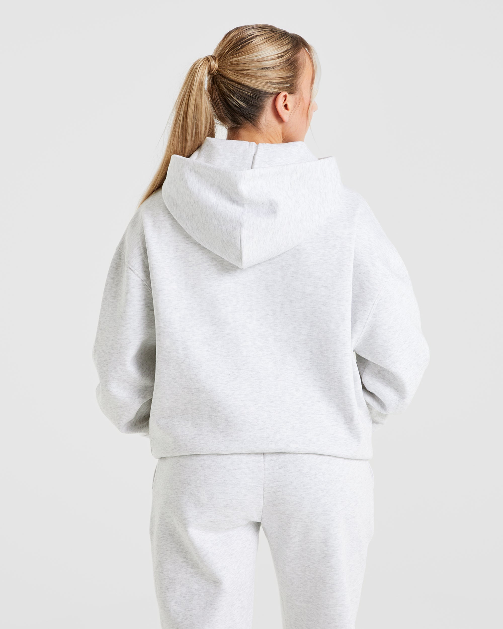 Premium Oversized Hoodie - Heather Grau