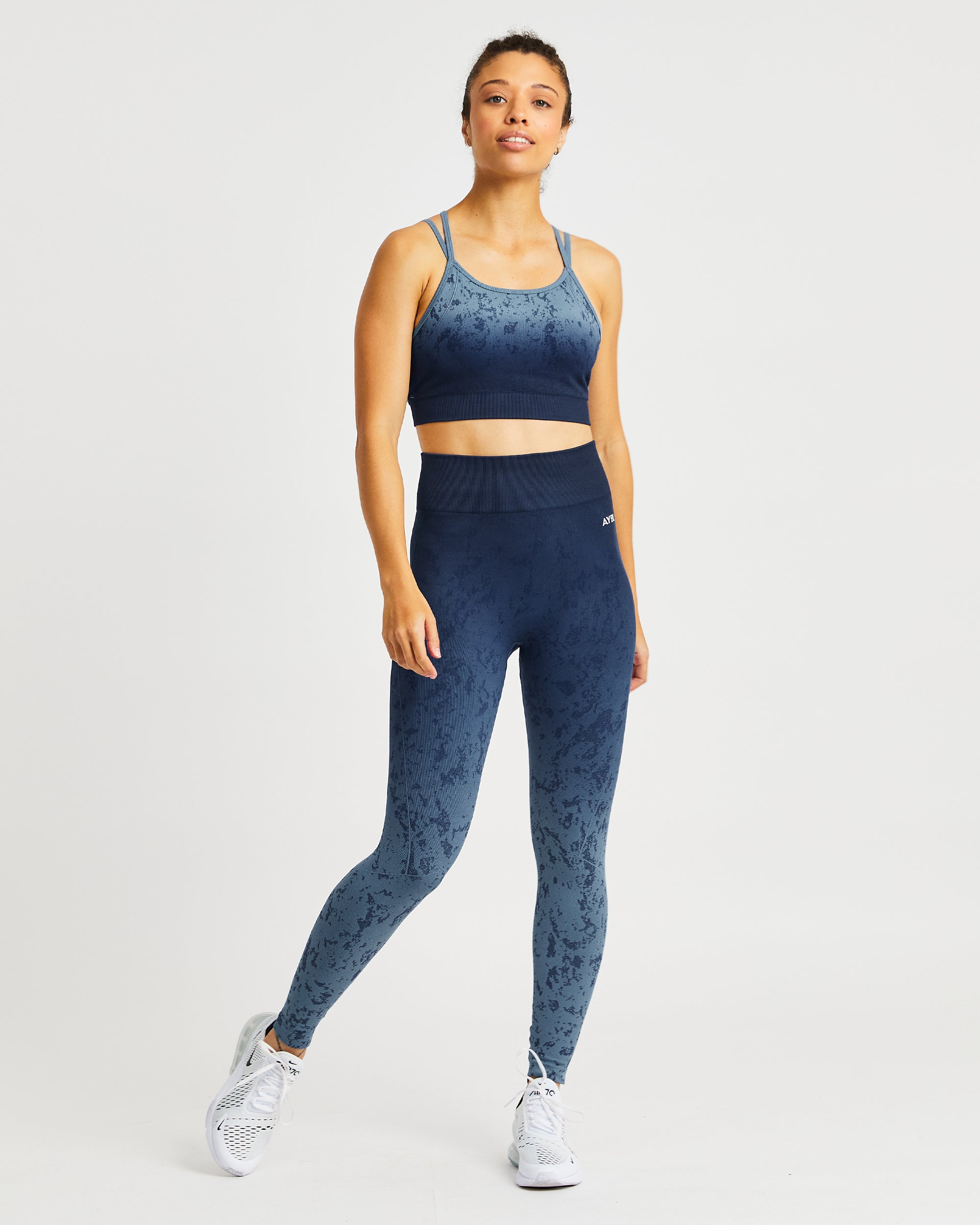 Flare Seamless Sports Bra - Blau