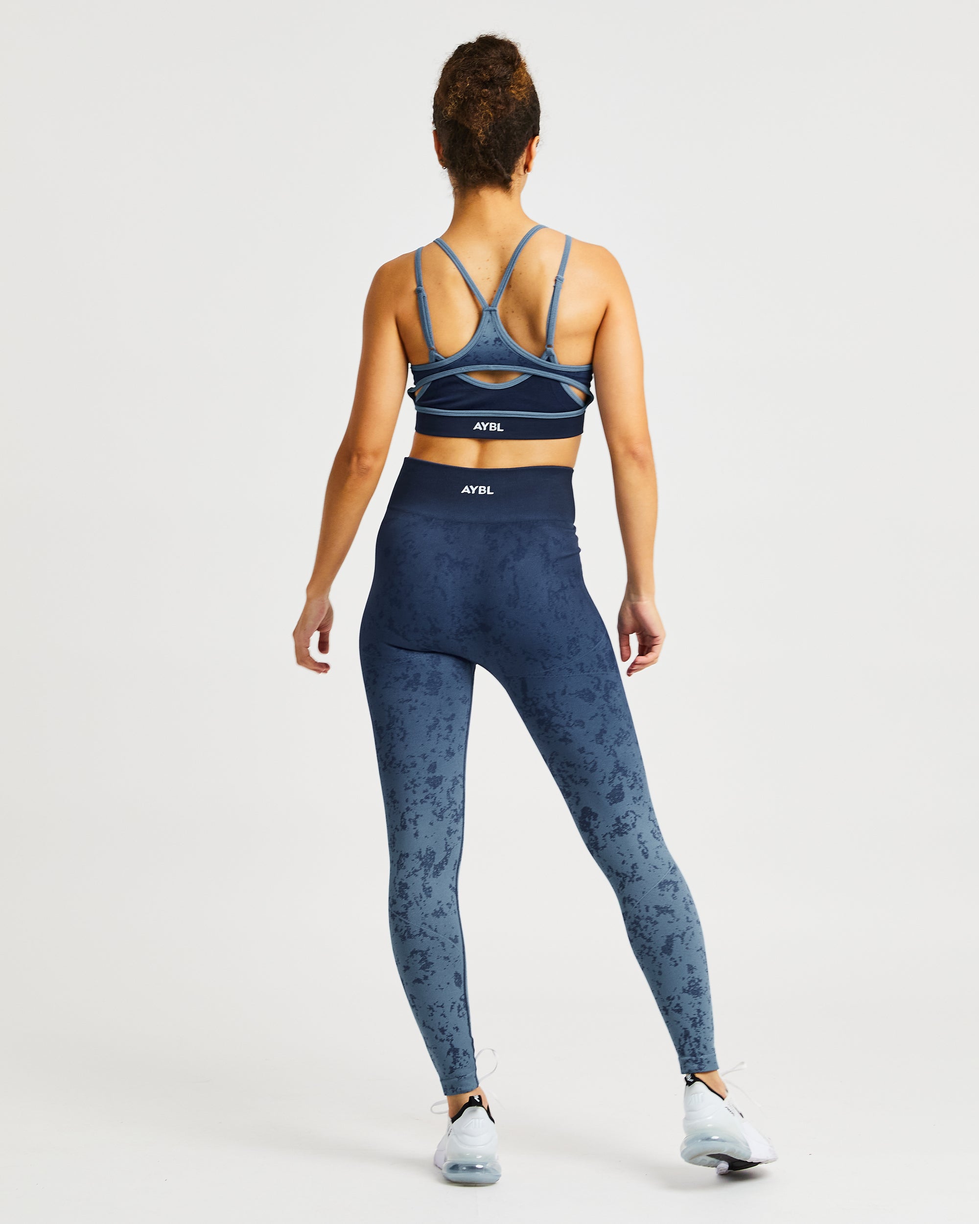 Flare Seamless Sports Bra - Blau