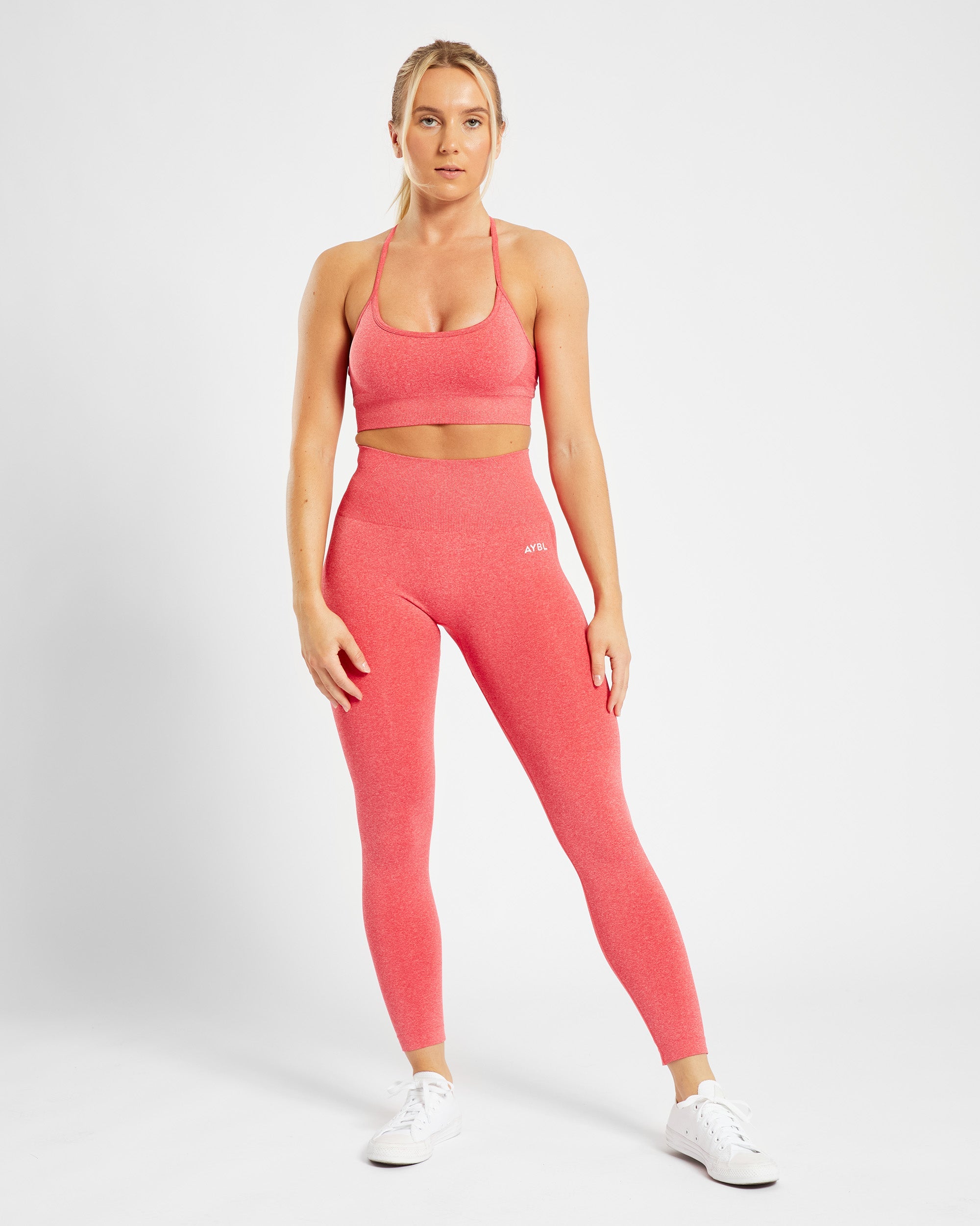 Empower Seamless Leggings - Coral Rot Marl