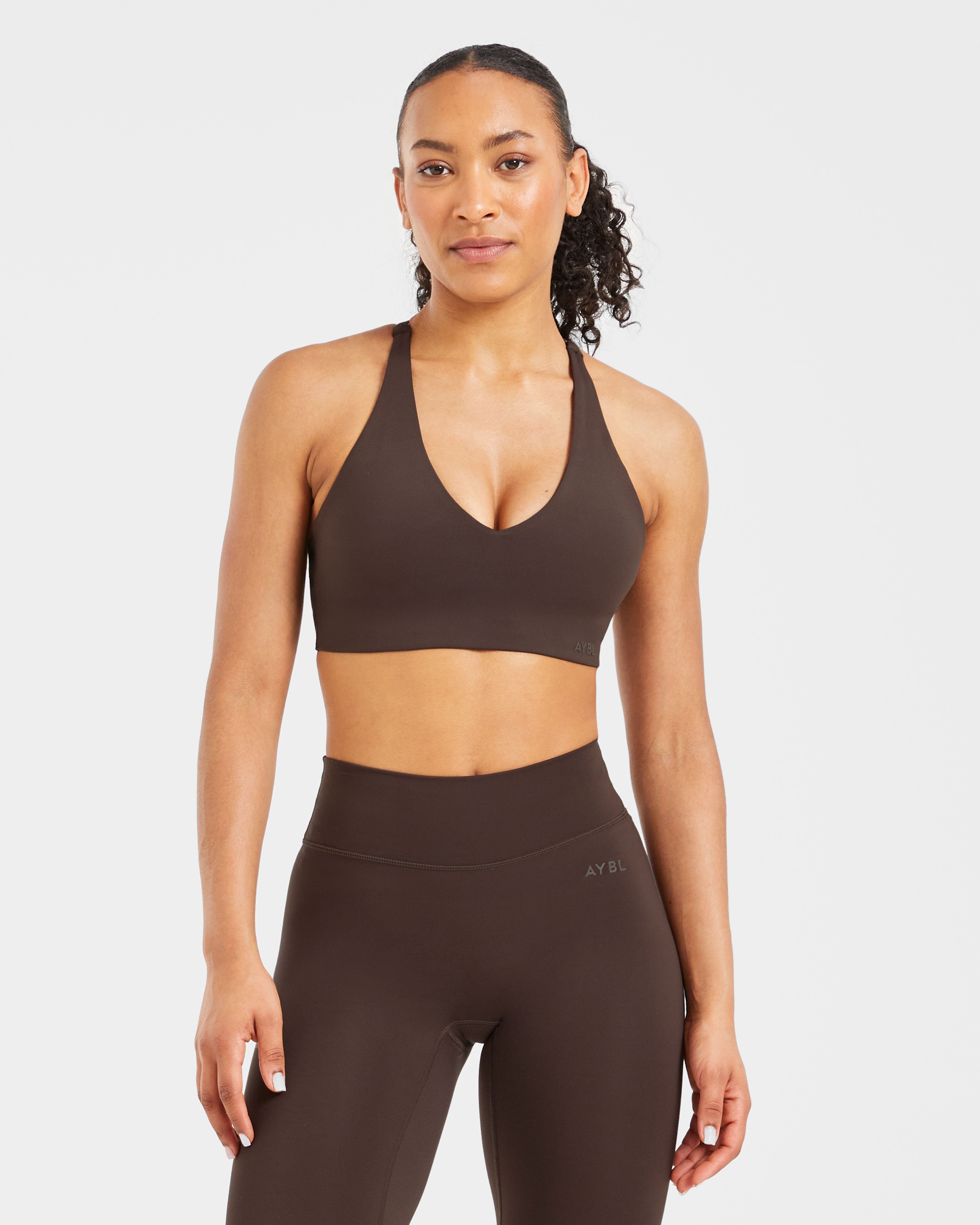 Staple Sports Bra - Coffee Braun
