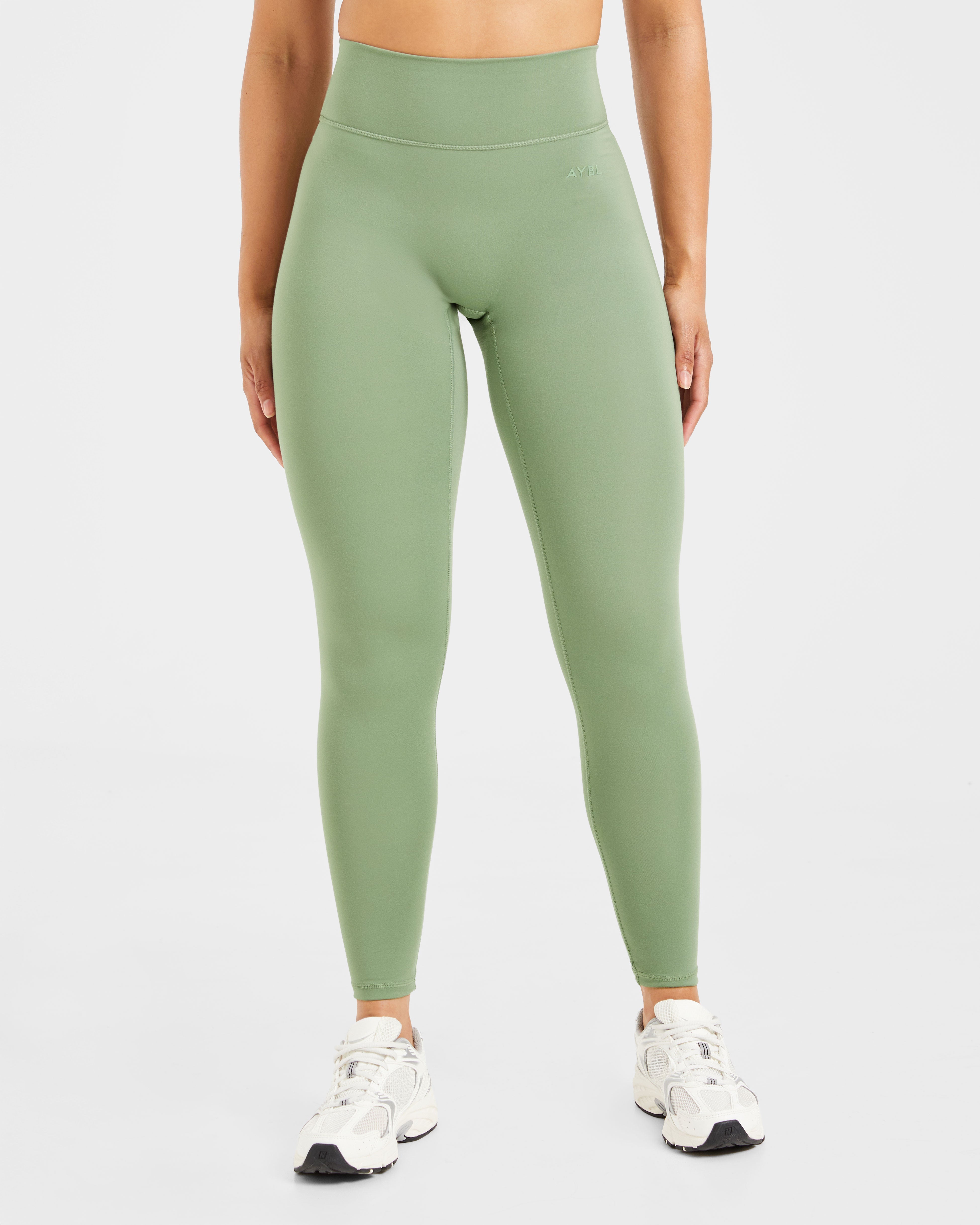 Staple Leggings - Olive Grün