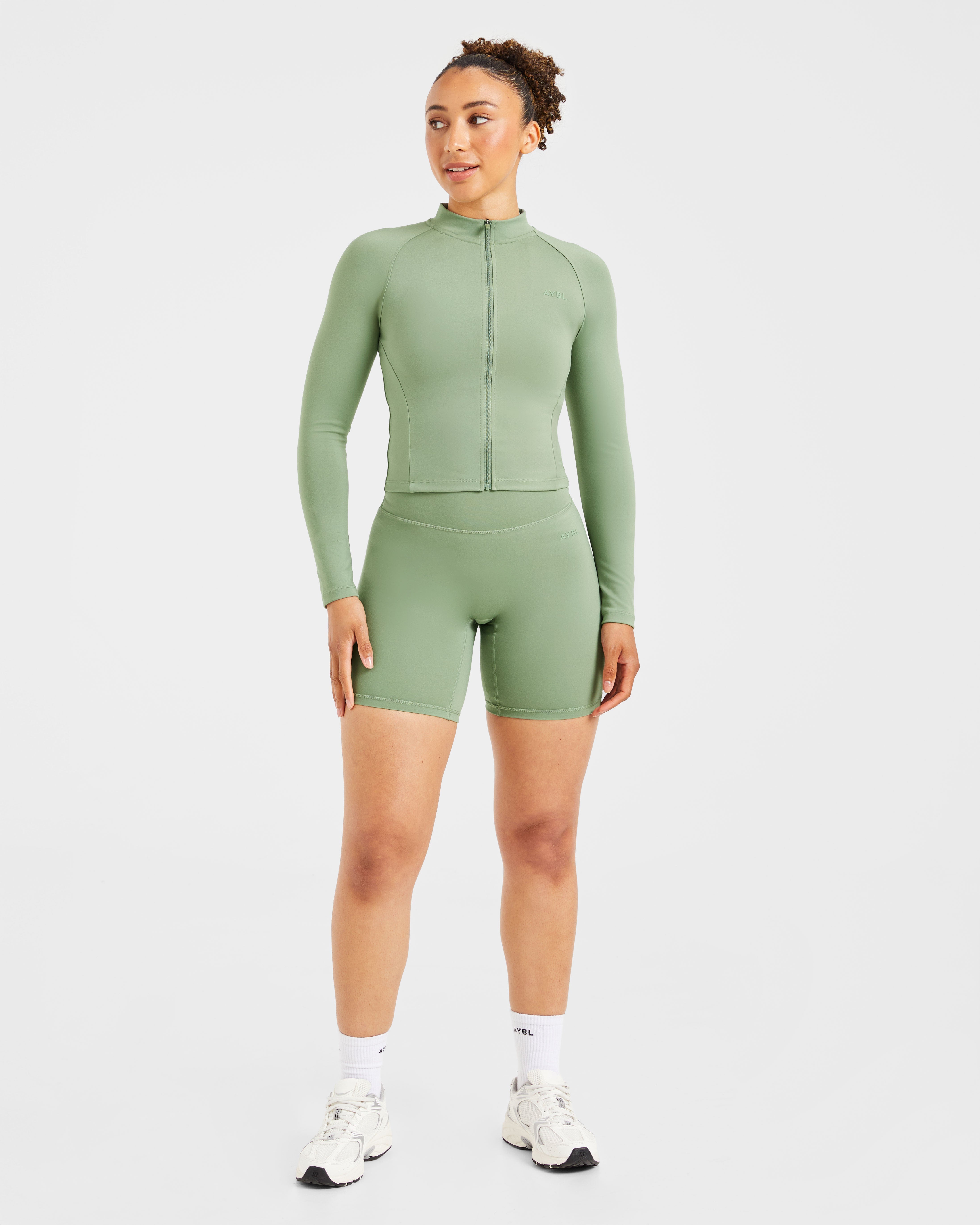 Staple Zip Jacket - Olive Grün