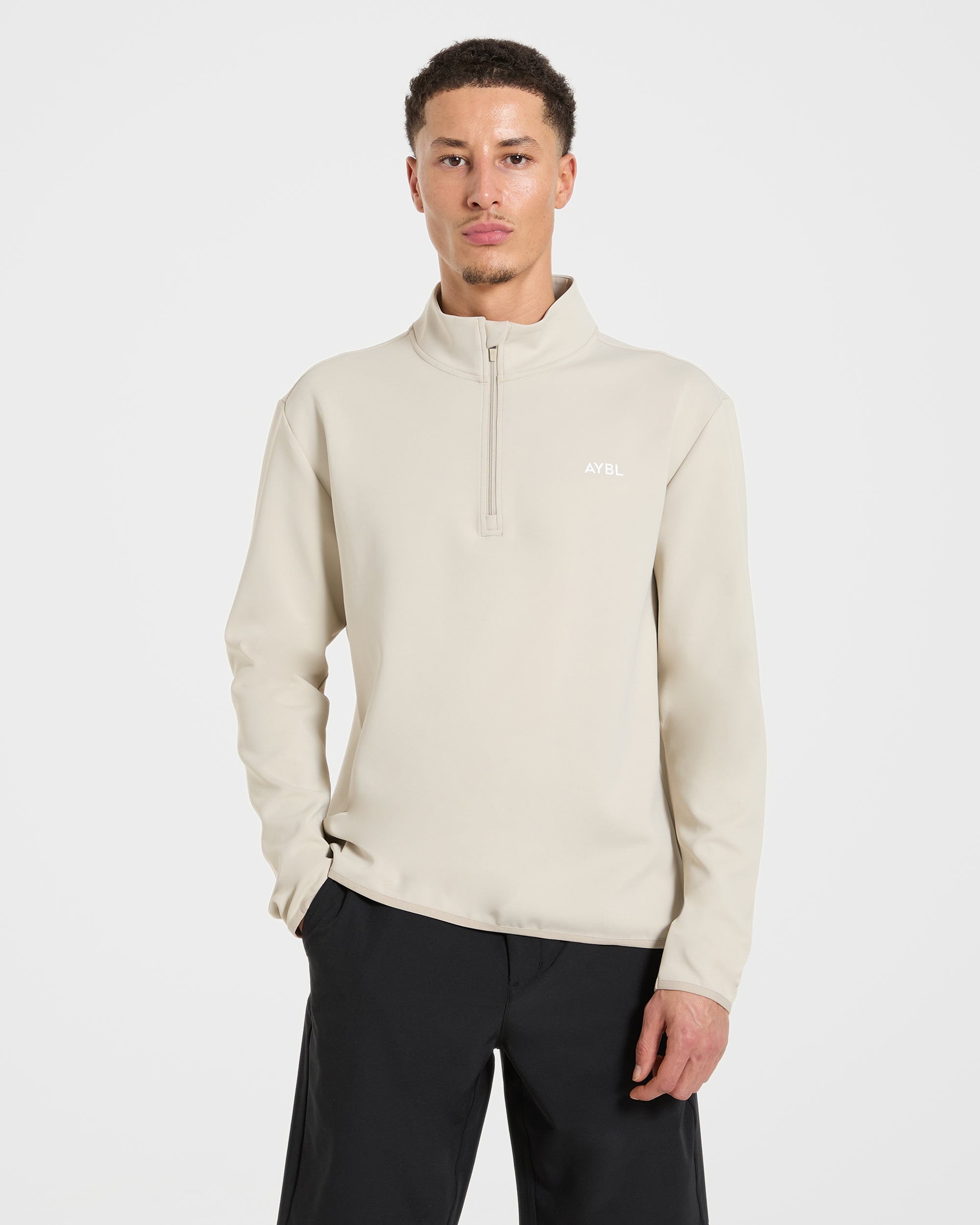 Precision 1/4 Zip Pullover - Sand