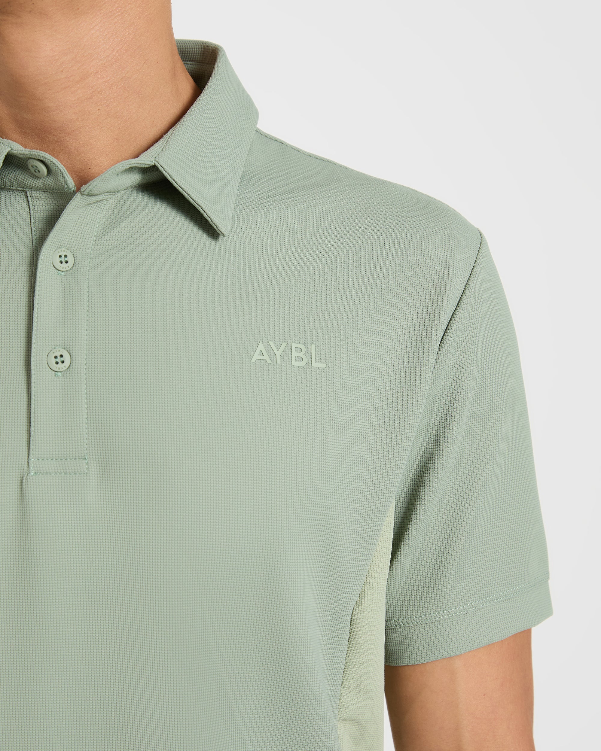 Edge Polo - Muted Olive Green
