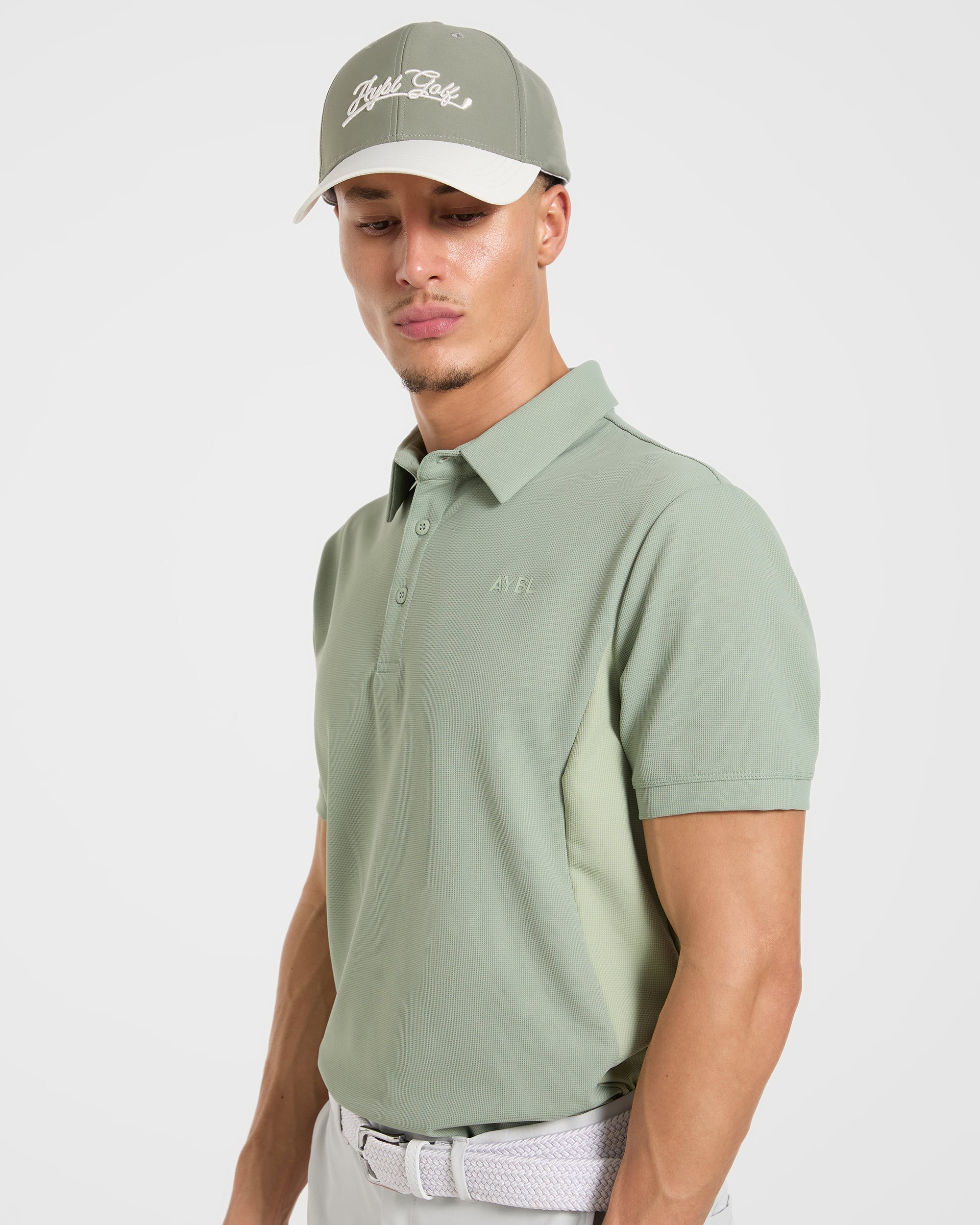 Edge Polo - Muted Olive Green