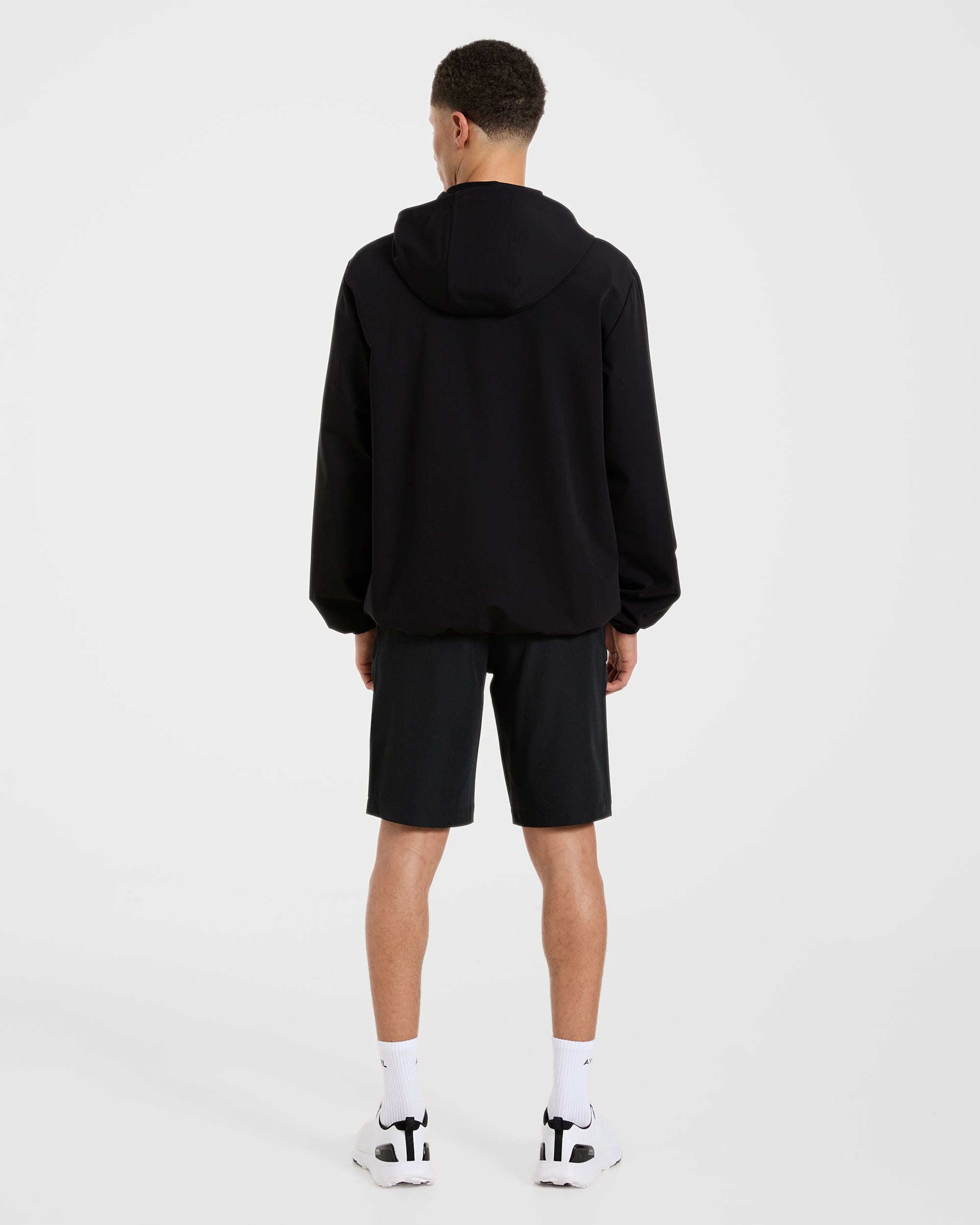 Precision 1/4 Zip Wind Pullover - Schwarz