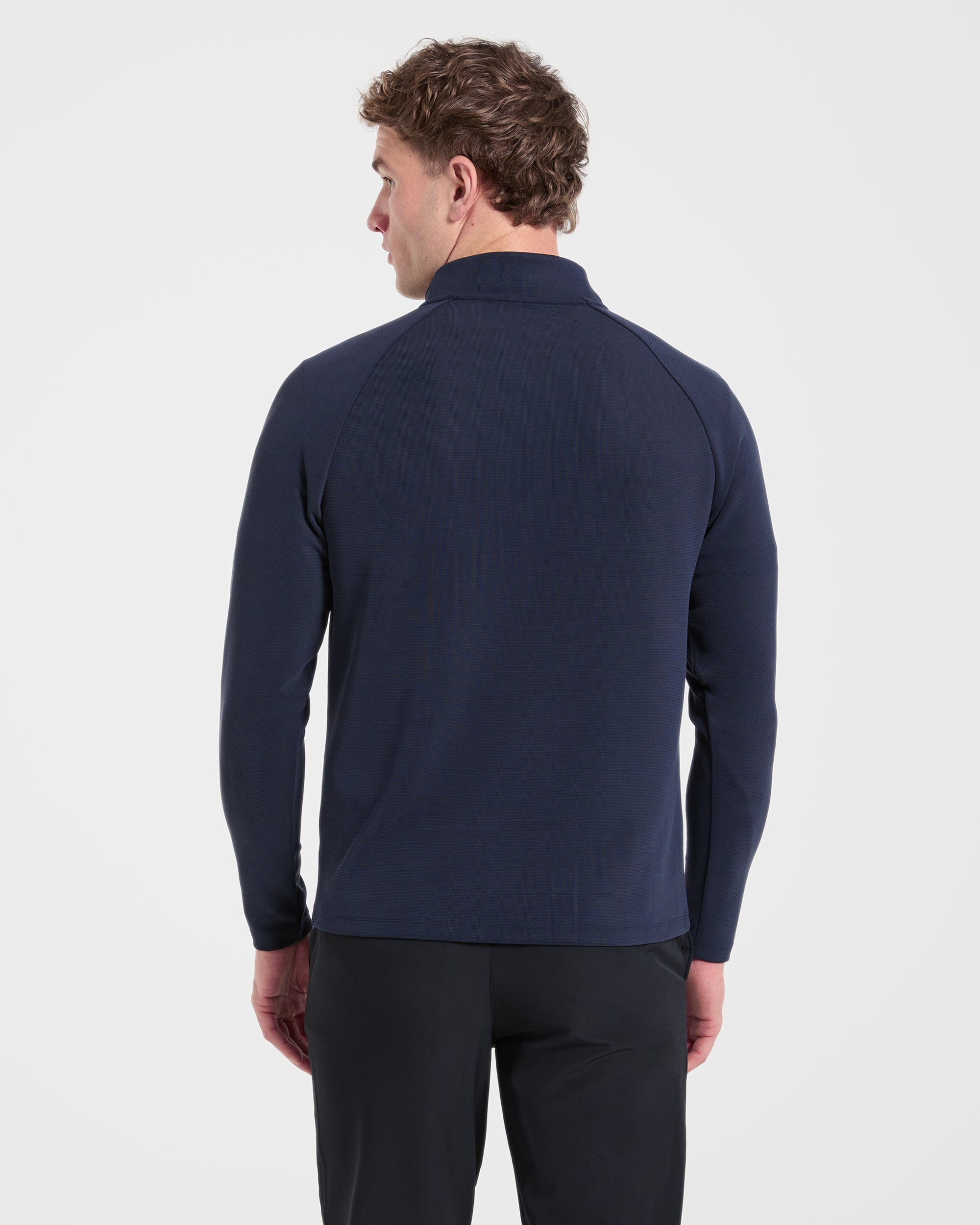 Precision Hybrid 1/4 Zip Pullover - Navy