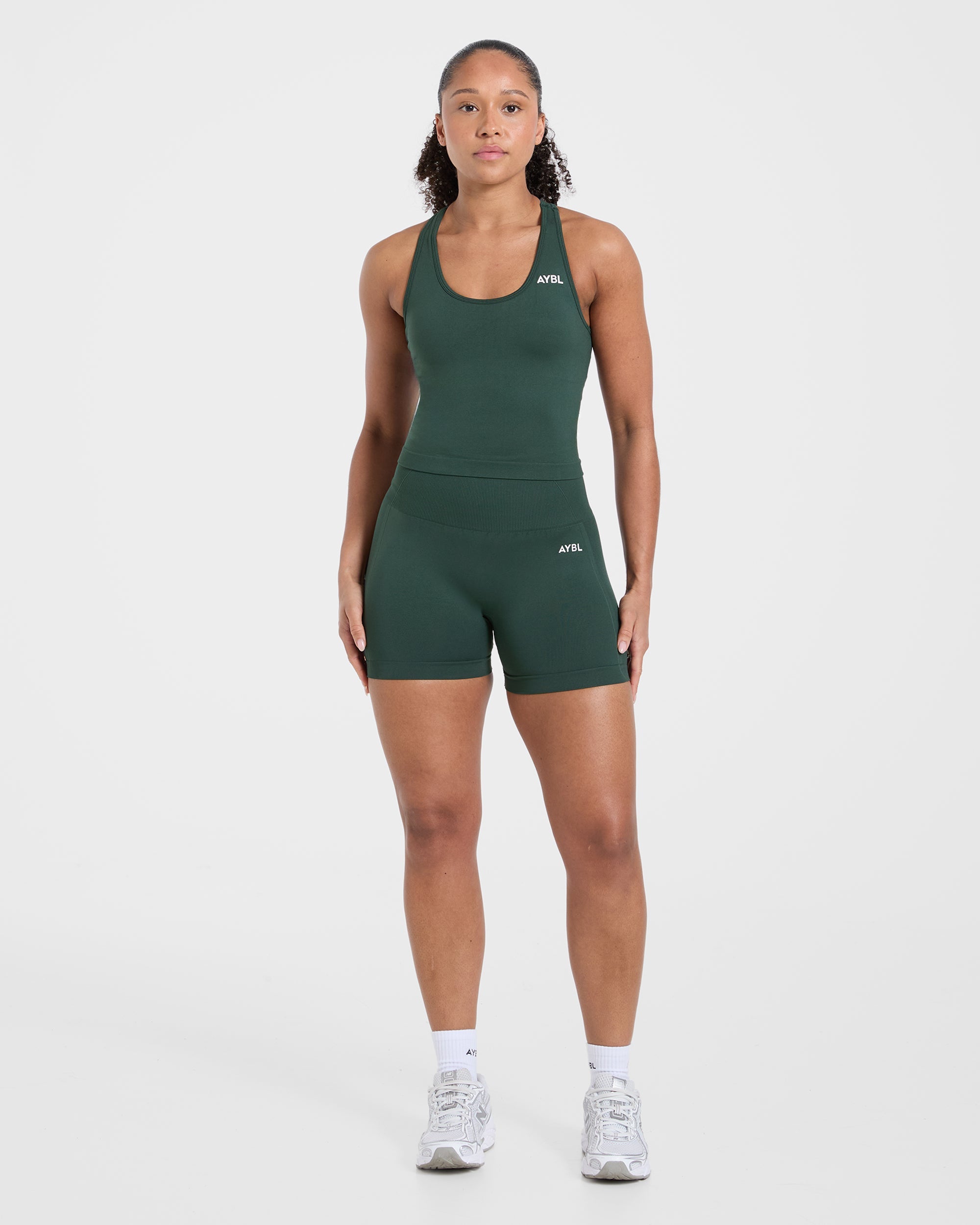 Empower Seamless Tank Top - Dark Grün