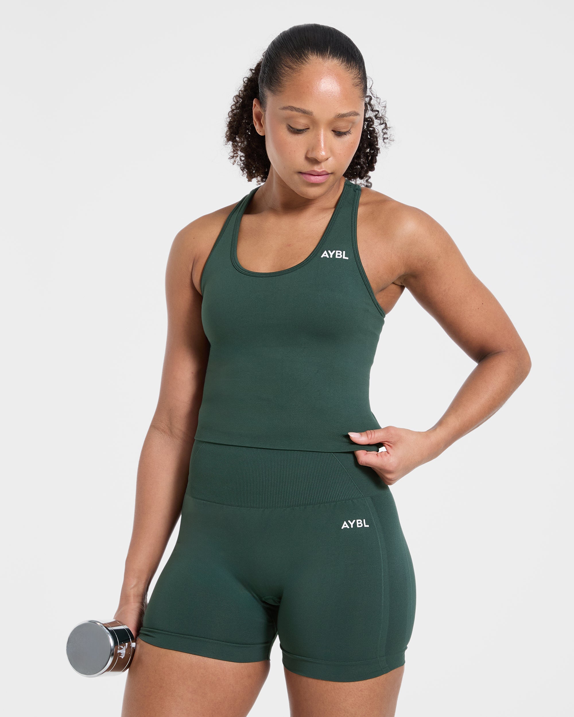 Empower Seamless Tank Top - Dark Grün