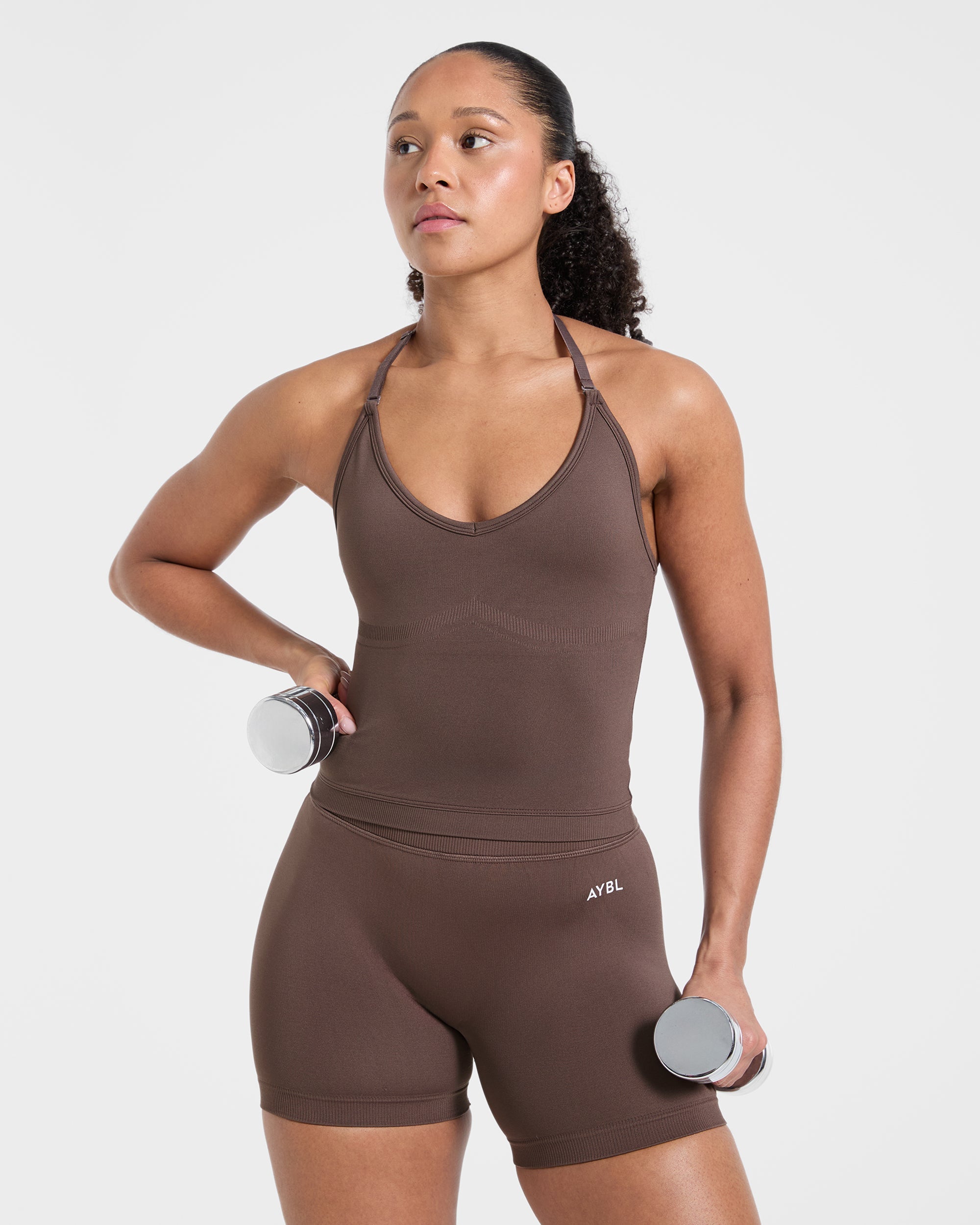 Adapt Seamless Tank Top - Braun