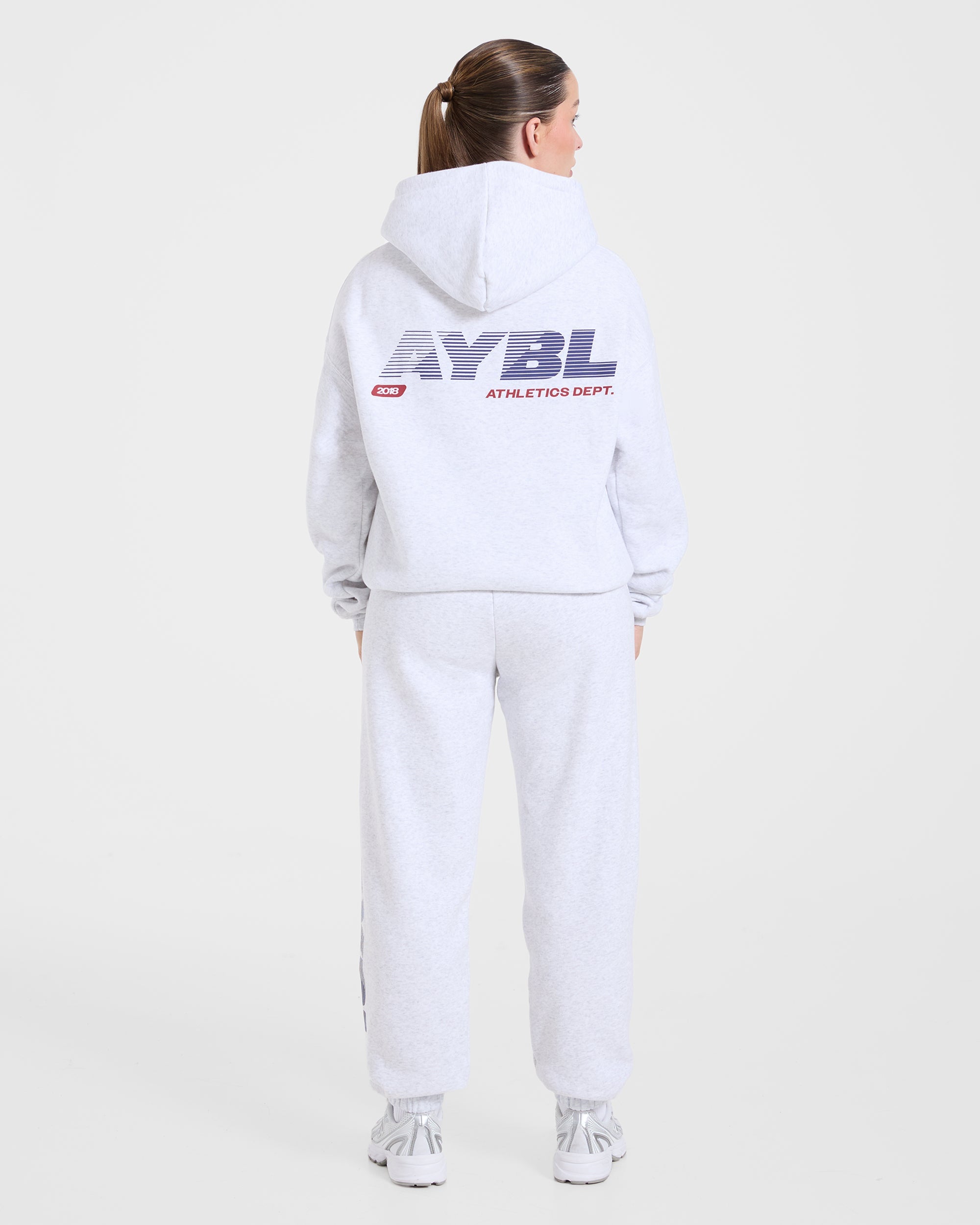 Athletics Dept Oversized Hoodie - Grau Marl