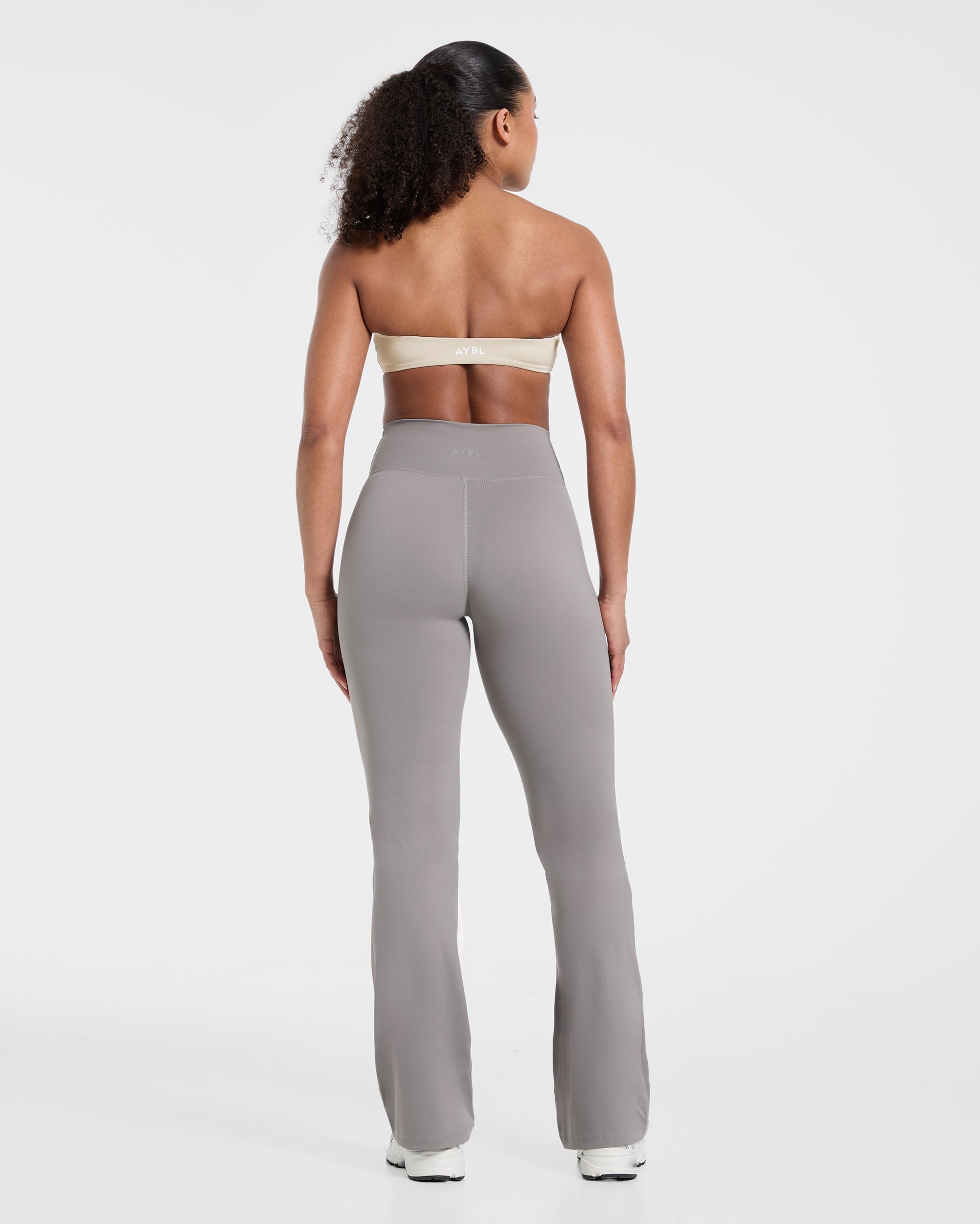 Sculpt Wrap Flared Leggings - Smoke Grau