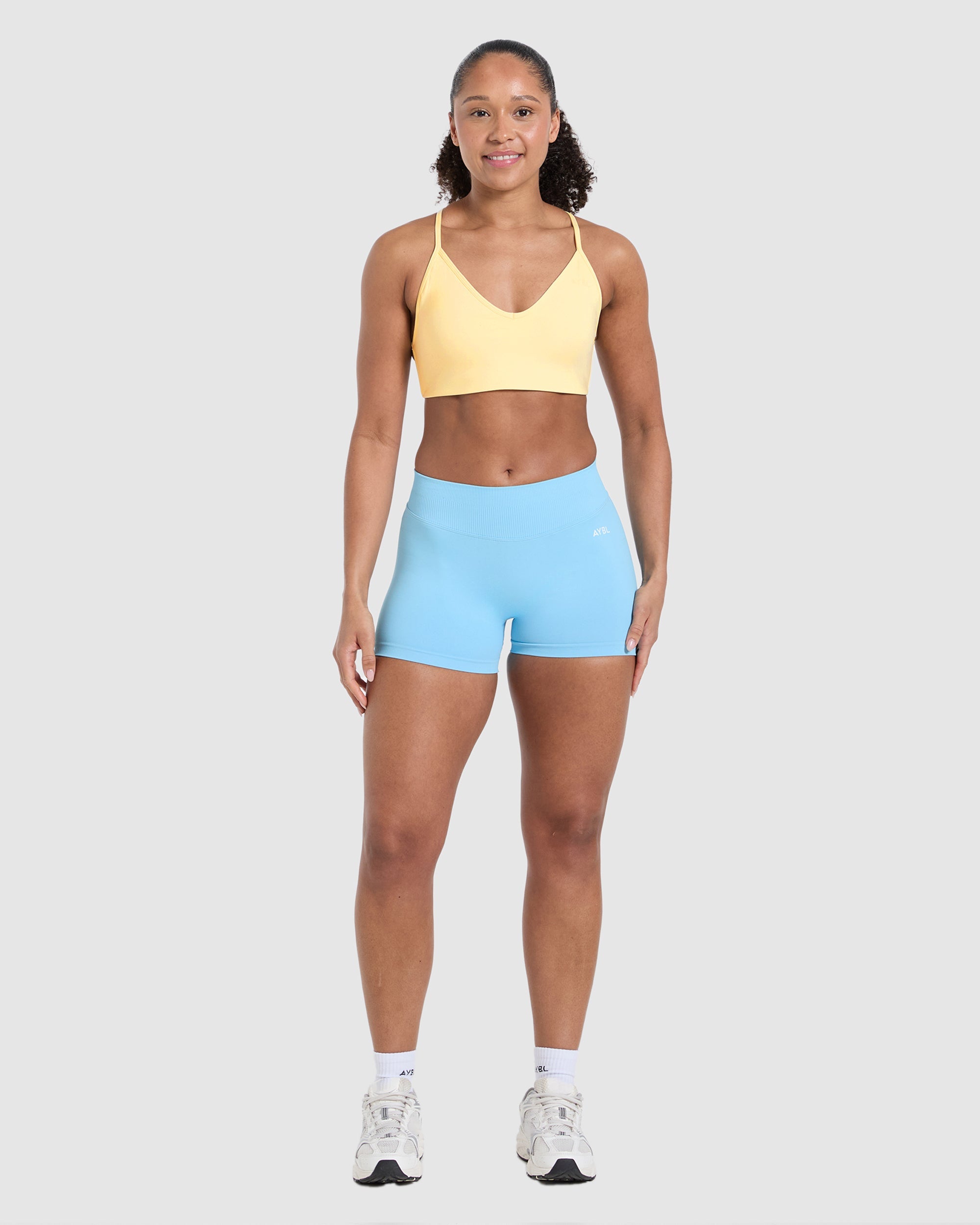 Essential Crossback Sports Bra - Gelb