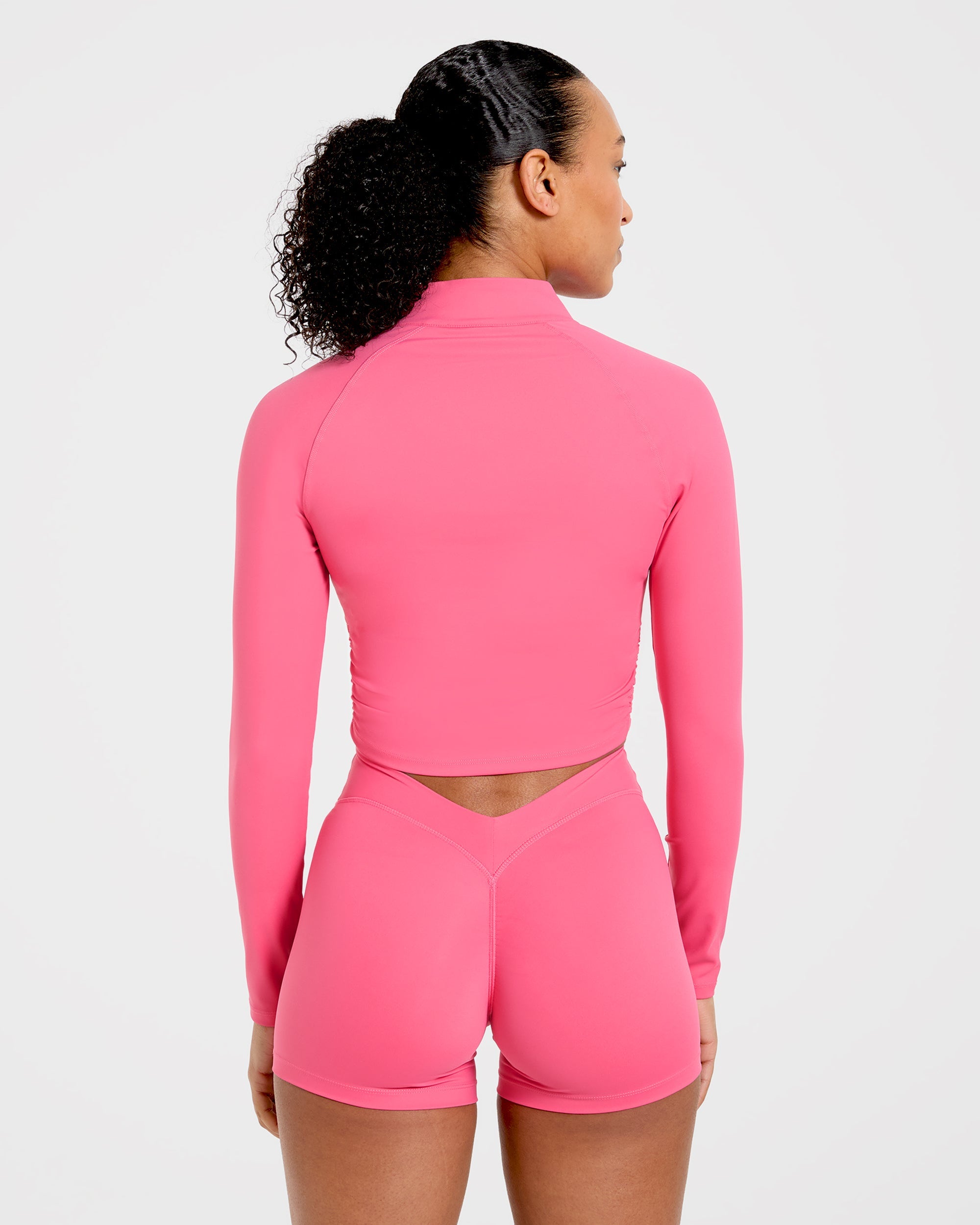 Physique Zip Up Jacket - Roseberry Rosa