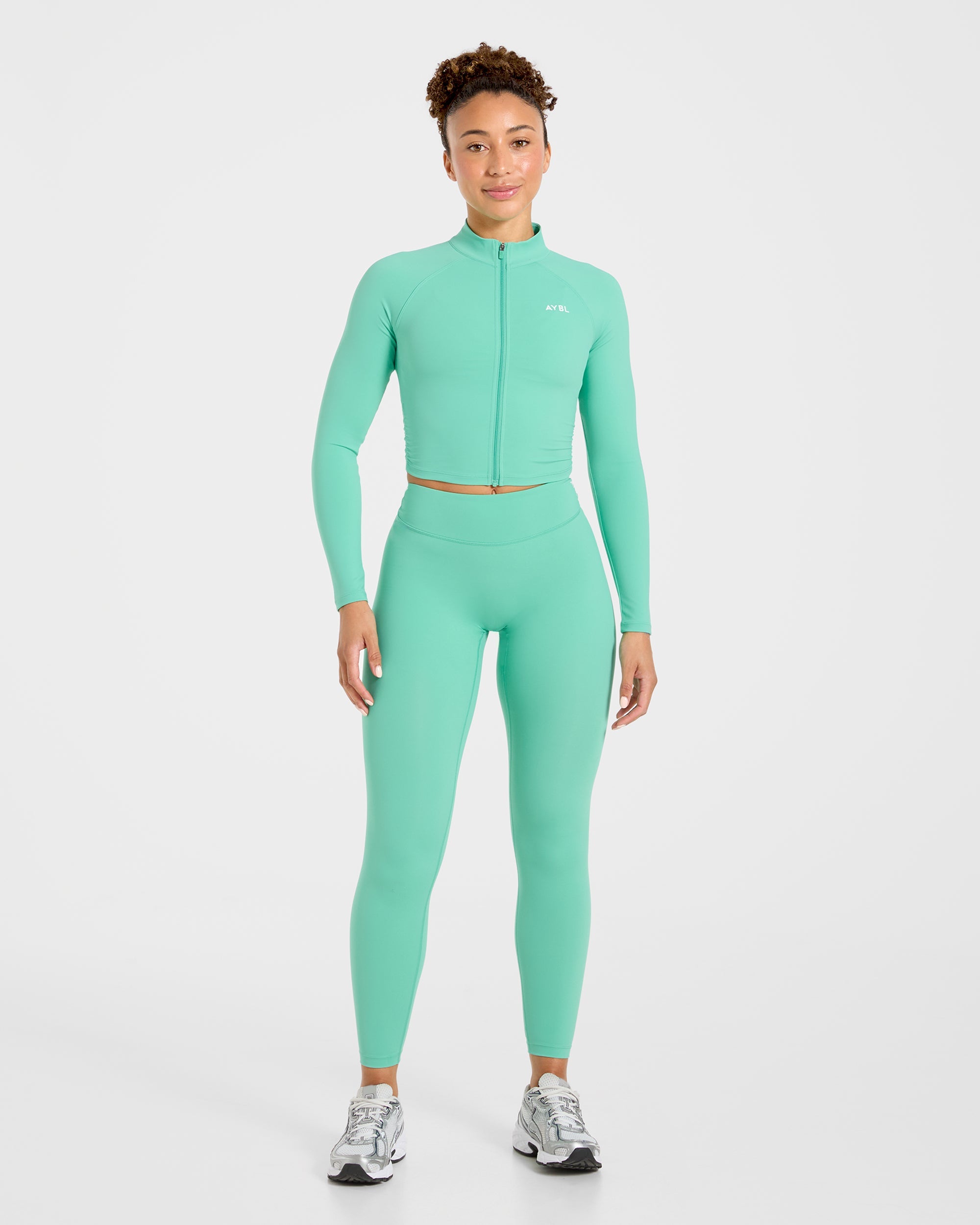 Physique Zip Up Jacket - Summer Grün