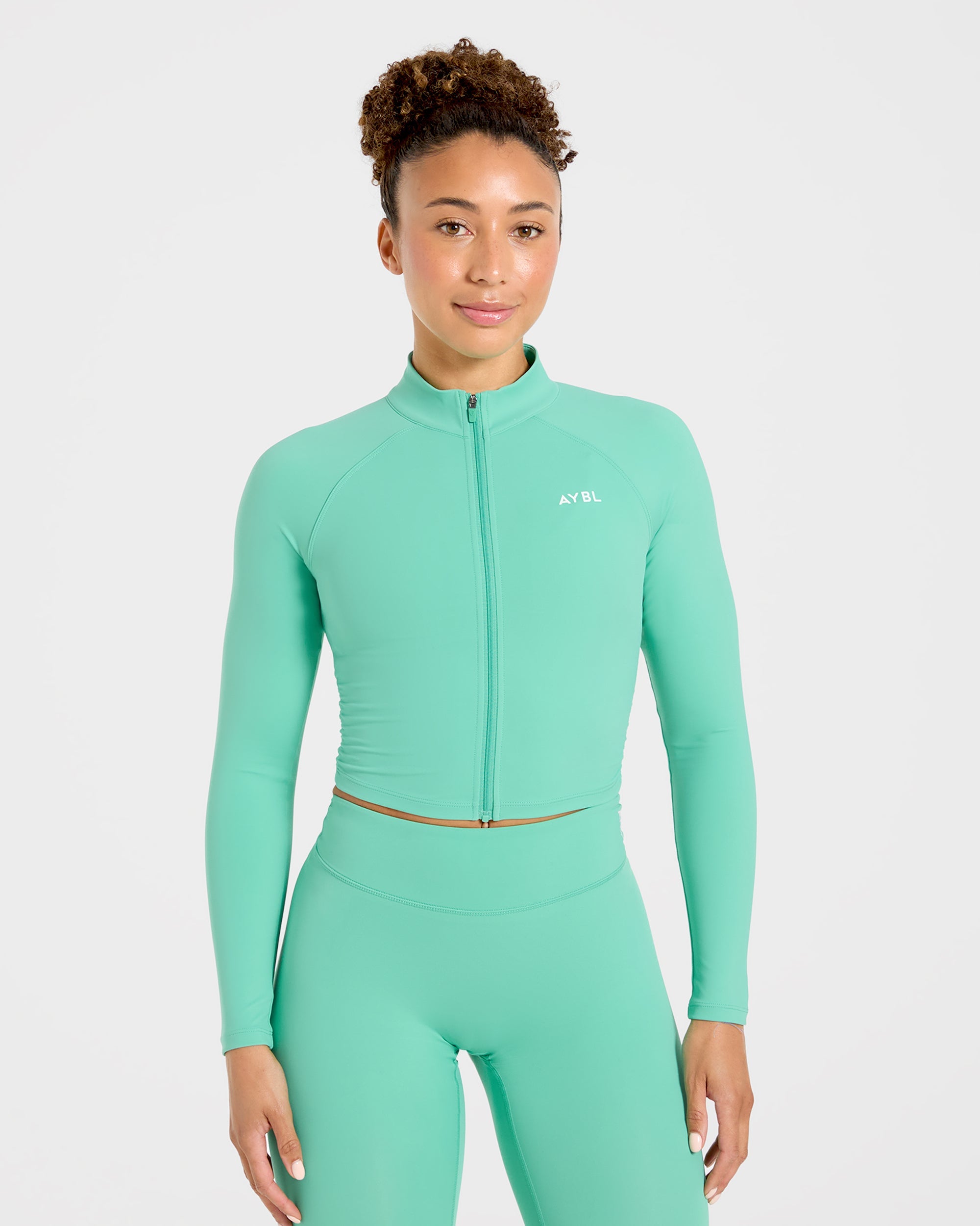 Physique Zip Up Jacket - Summer Grün