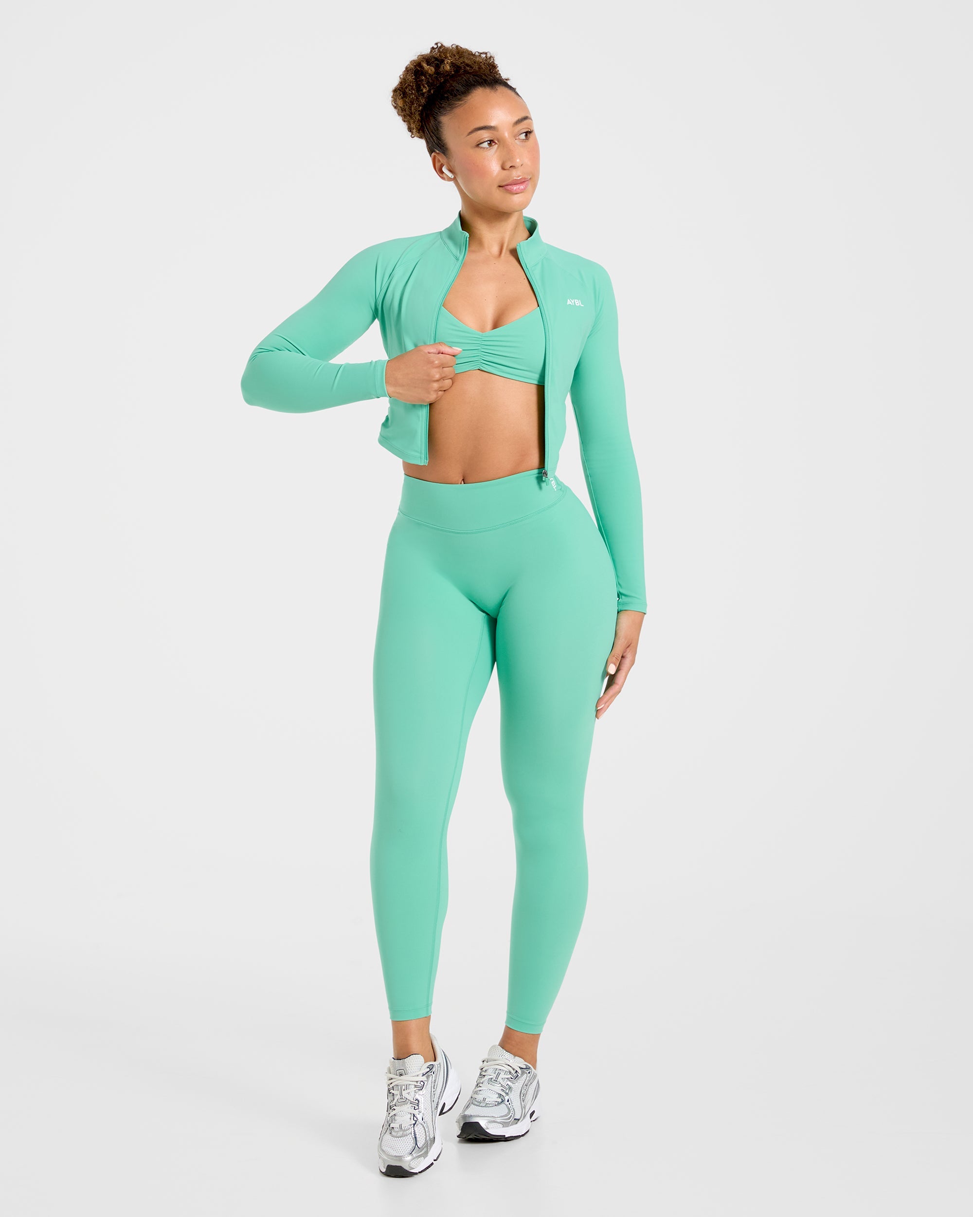 Physique Zip Up Jacket - Summer Grün