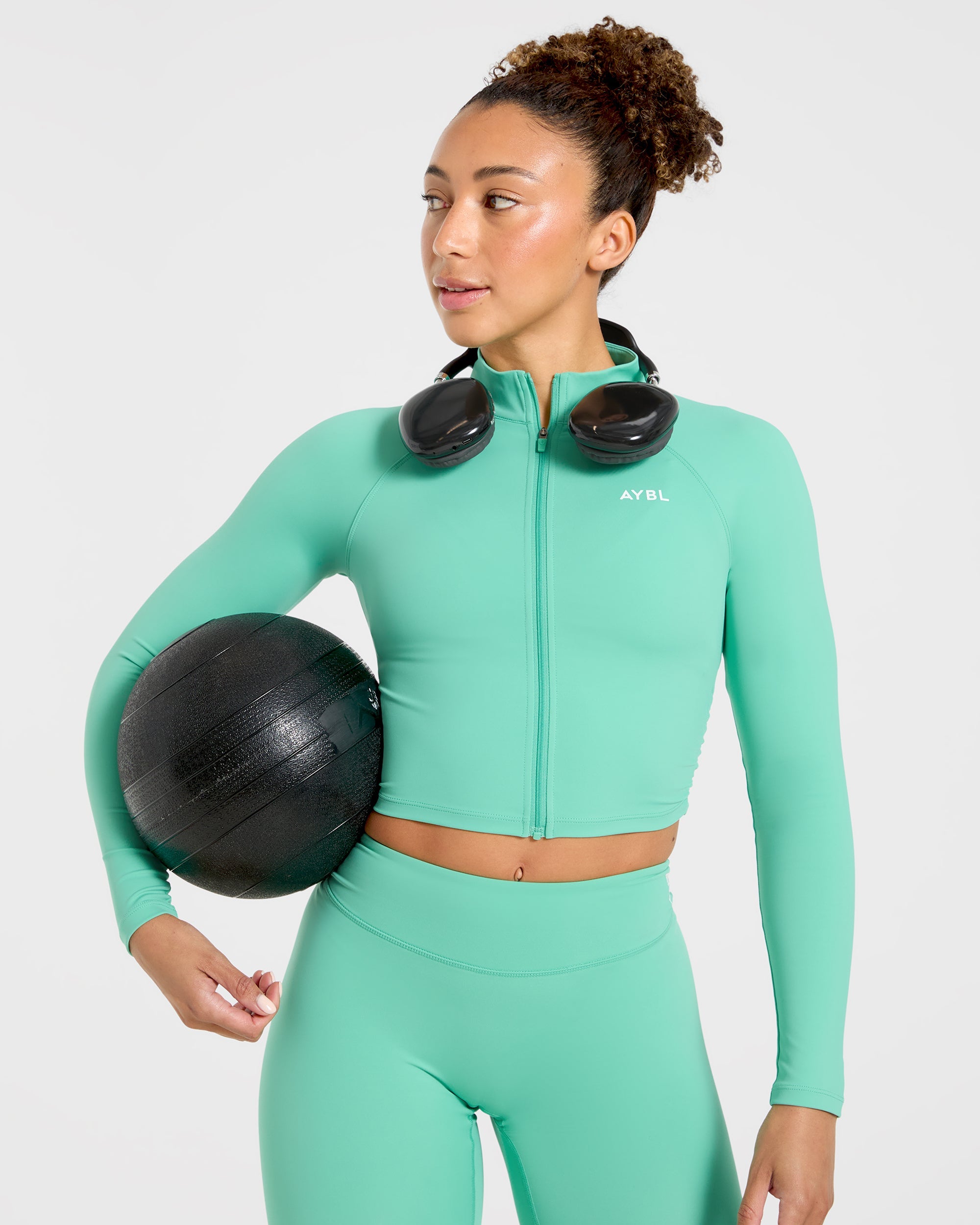 Physique Zip Up Jacket - Summer Grün