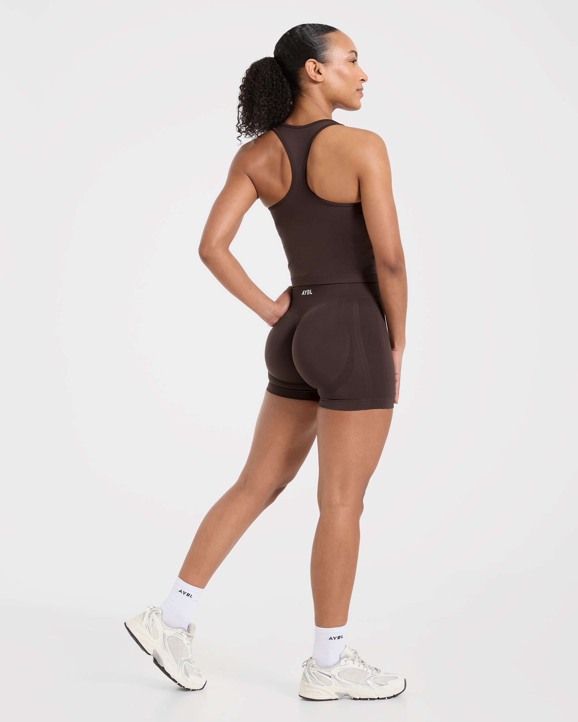 Empower Seamless Tank Top - Cocoa Braun