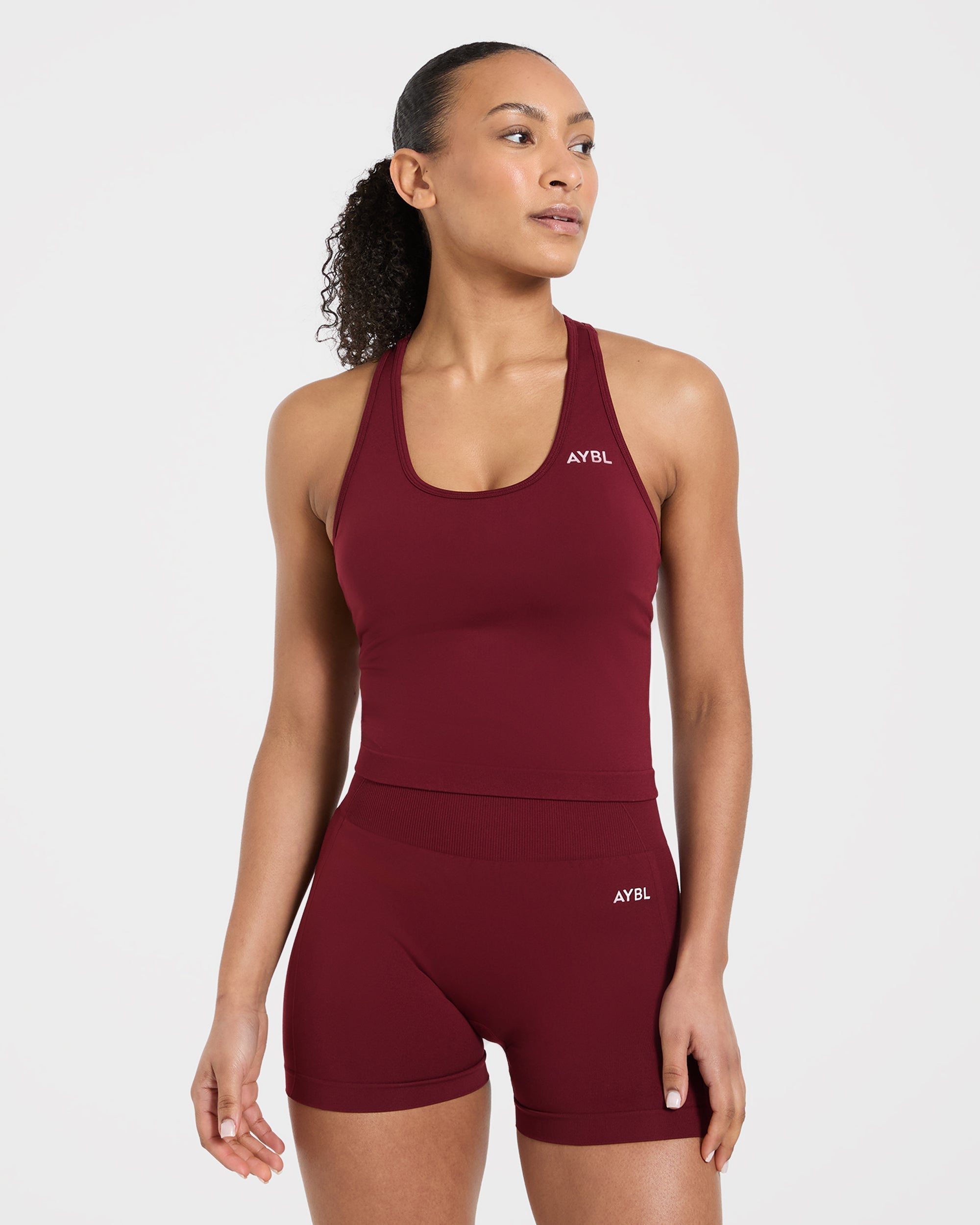 Empower Seamless Tank Top - Rot Wine