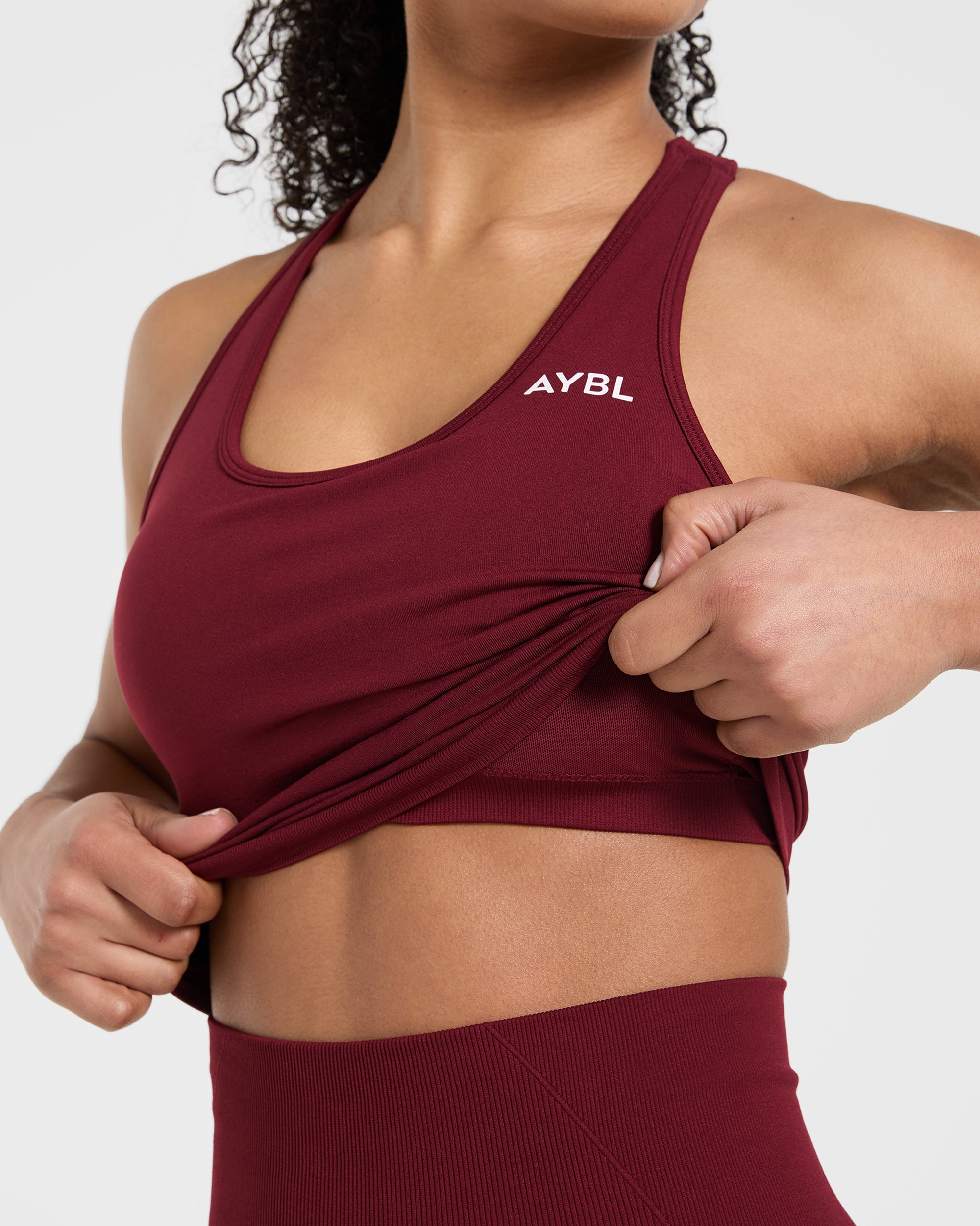 Empower Seamless Tank Top - Rot Wine