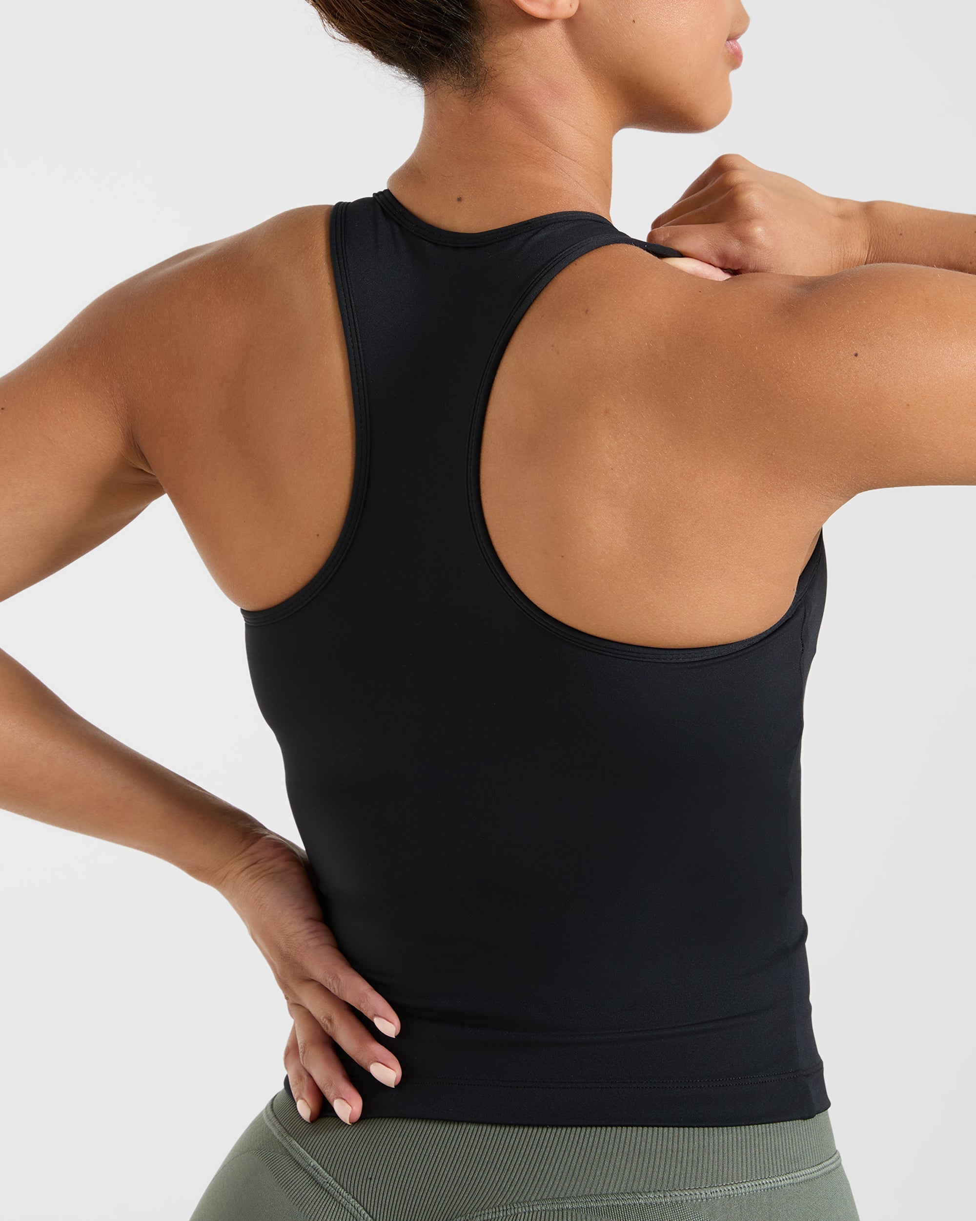 Essential Racerback Tank Top - Schwarz