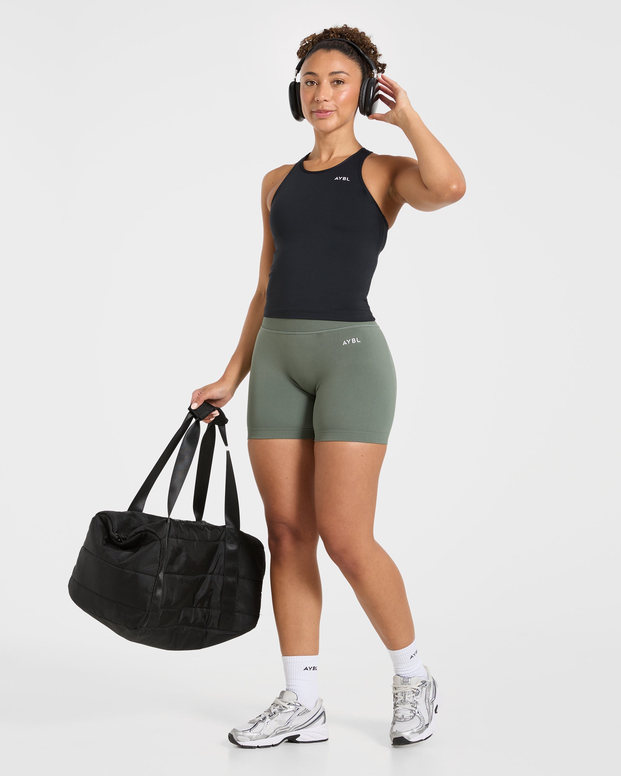 Essential Racerback Tank Top - Schwarz