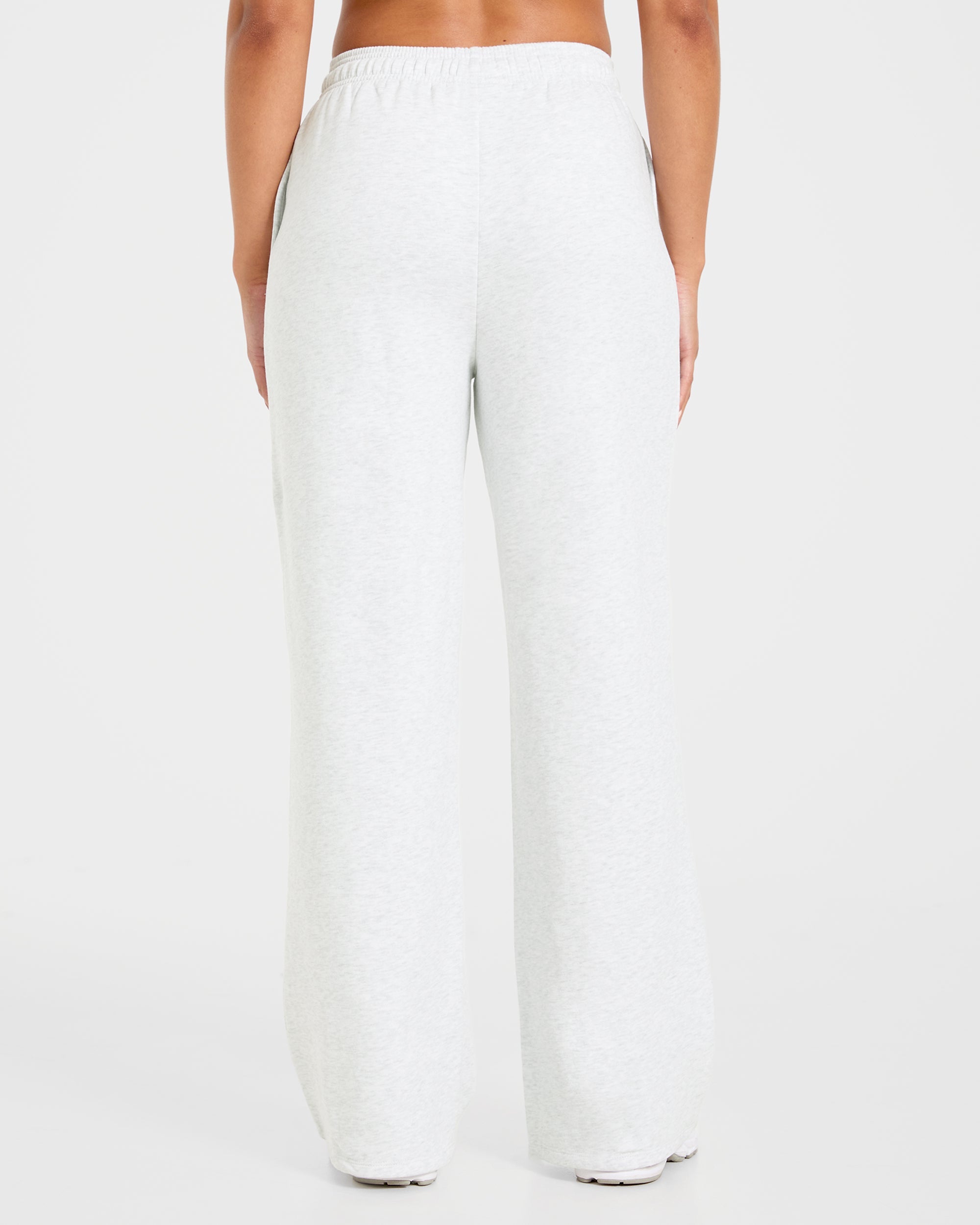 Lifestyle Oversized Straight Leg Joggers - Heather Grau