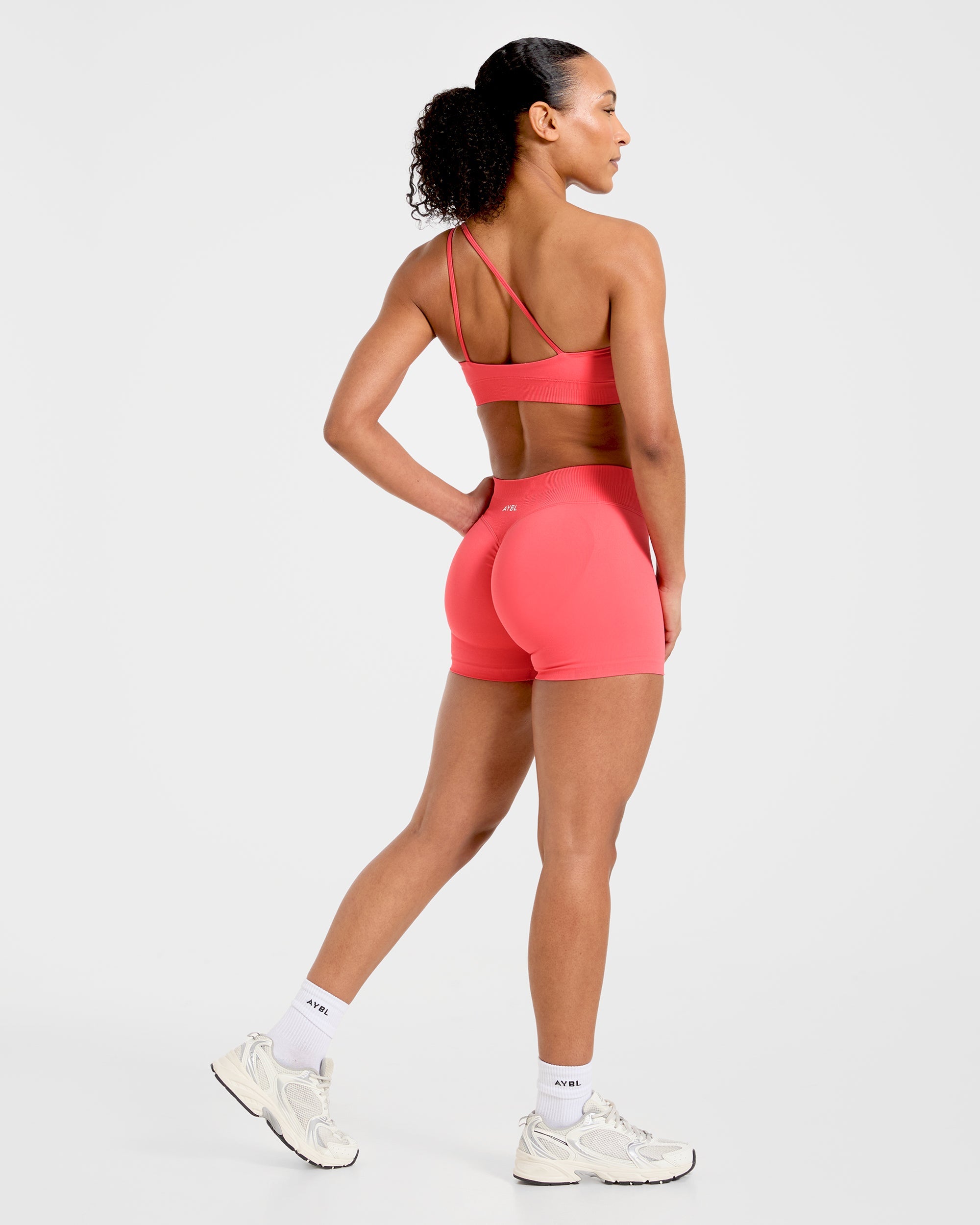Enhance Seamless Shorts | 3.5" - Summer Coral