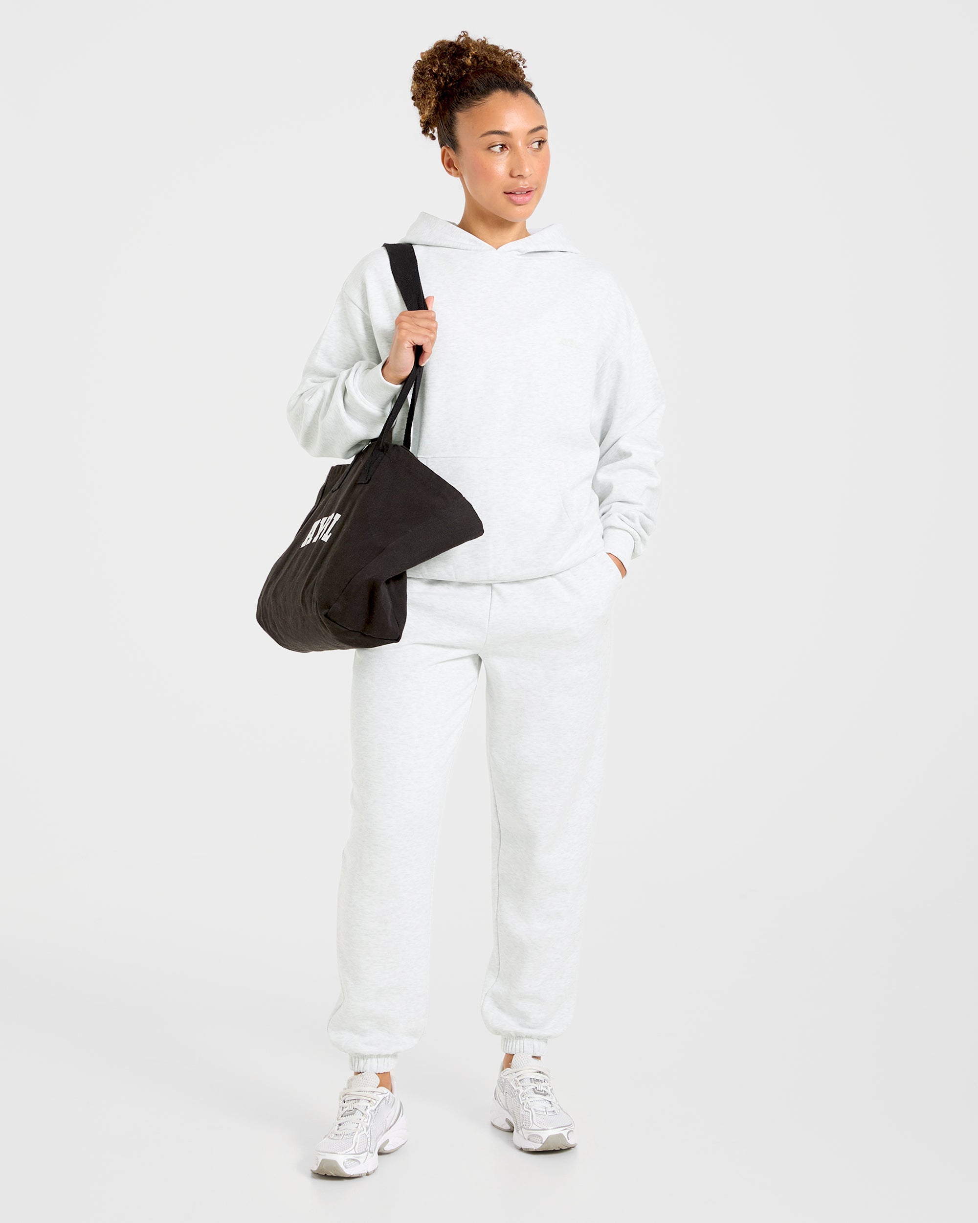 Lifestyle Oversized Hoodie - Heather Grau