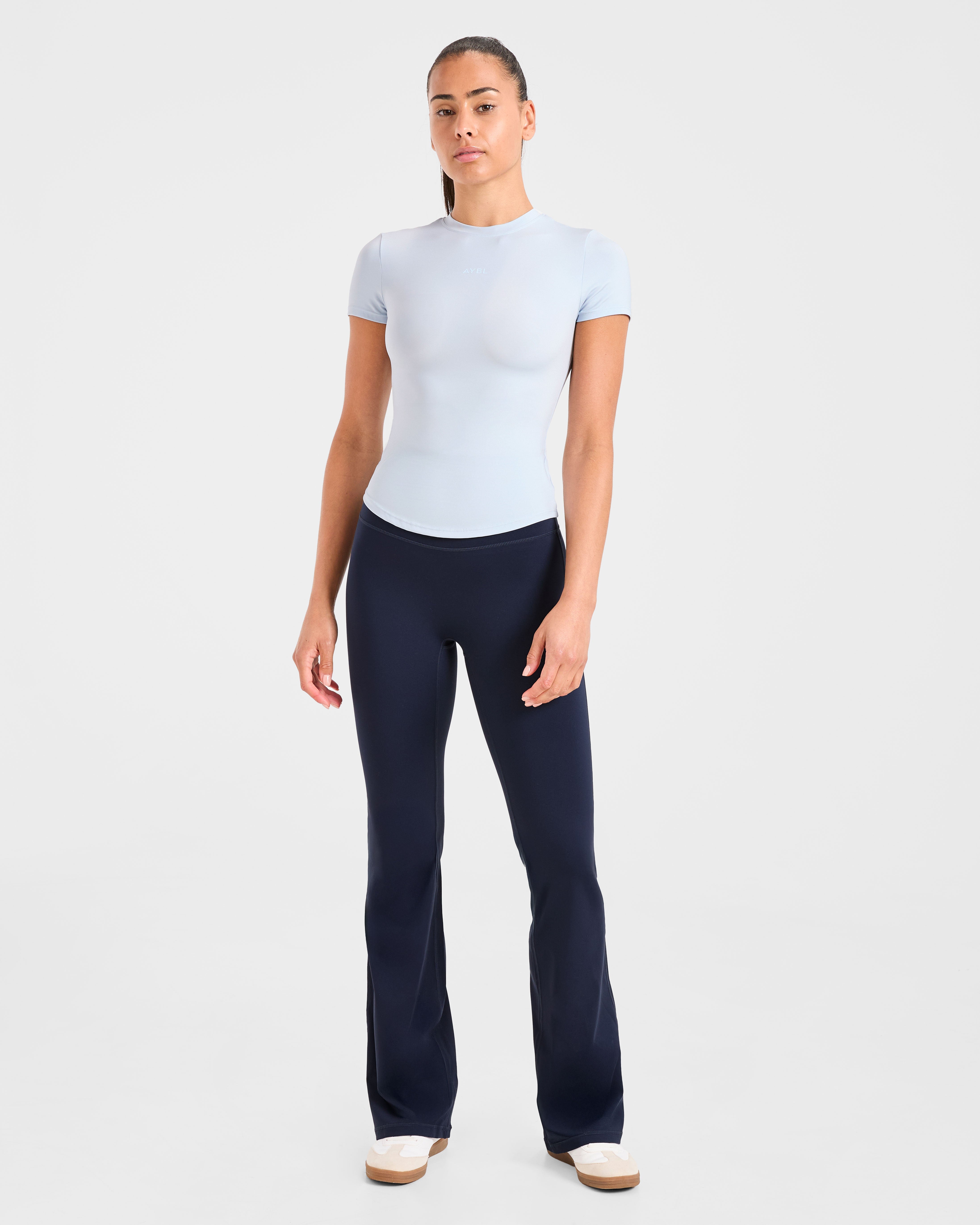 Sculpt T Shirt - Pastel Blau