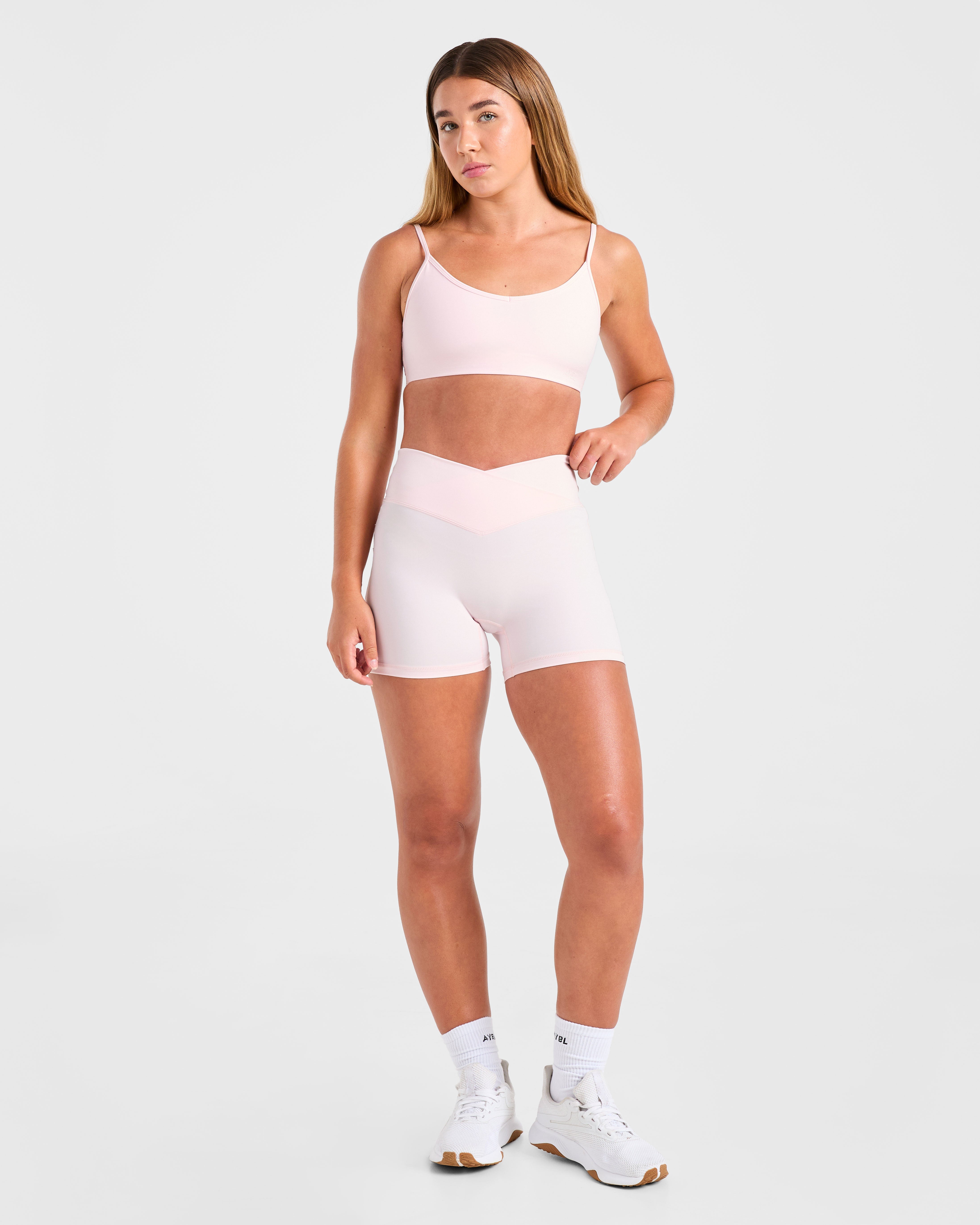 Sculpt Wrap Shorts - Iced Rosa