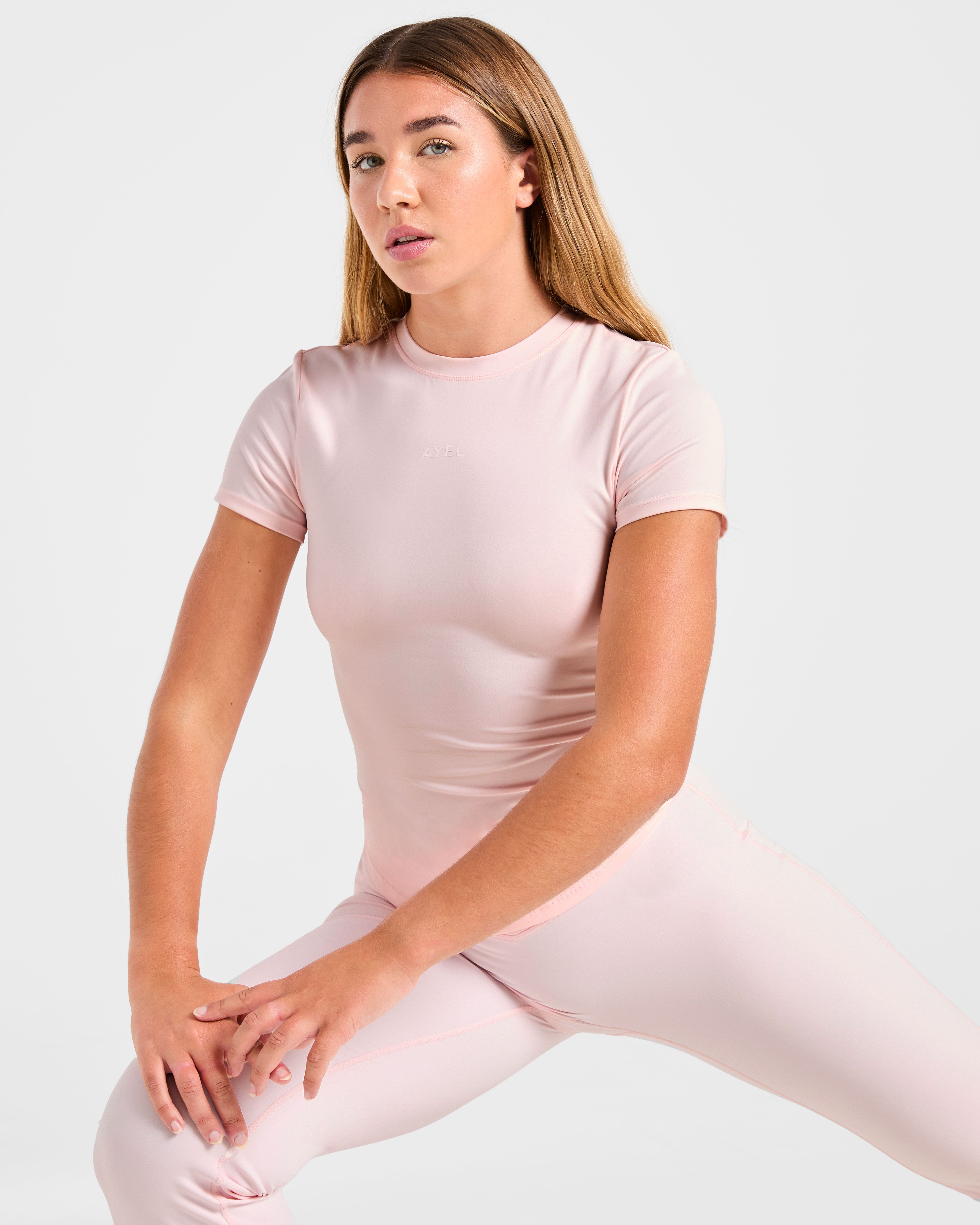 Sculpt T Shirt - Pastel Rosa