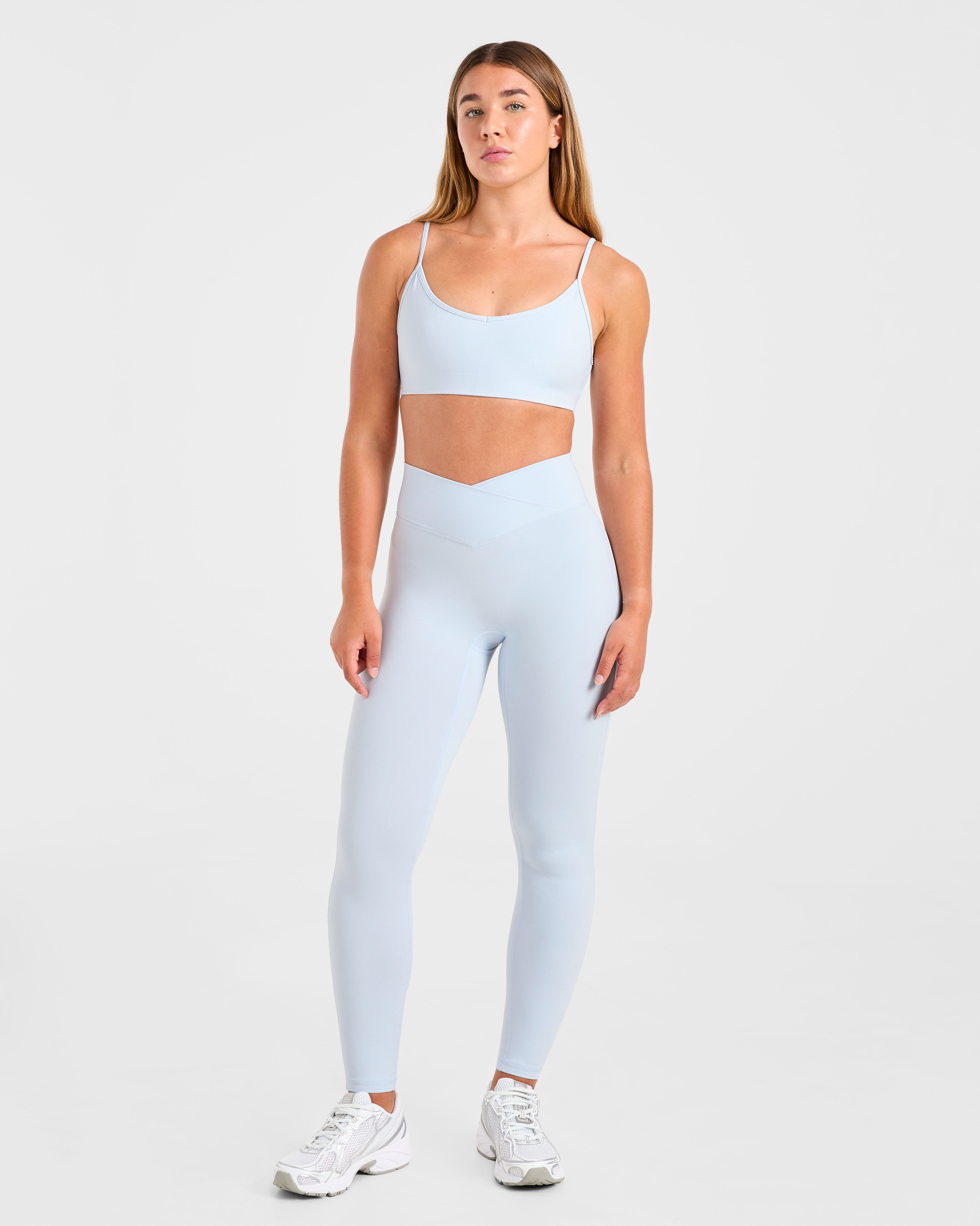 Sculpt Wrap Leggings - Iced Blau