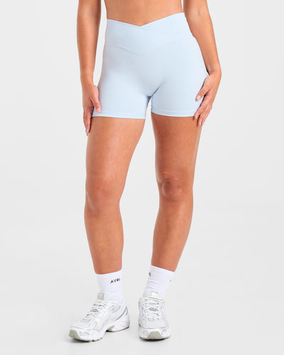 Sculpt Wrap Shorts - Iced Blau