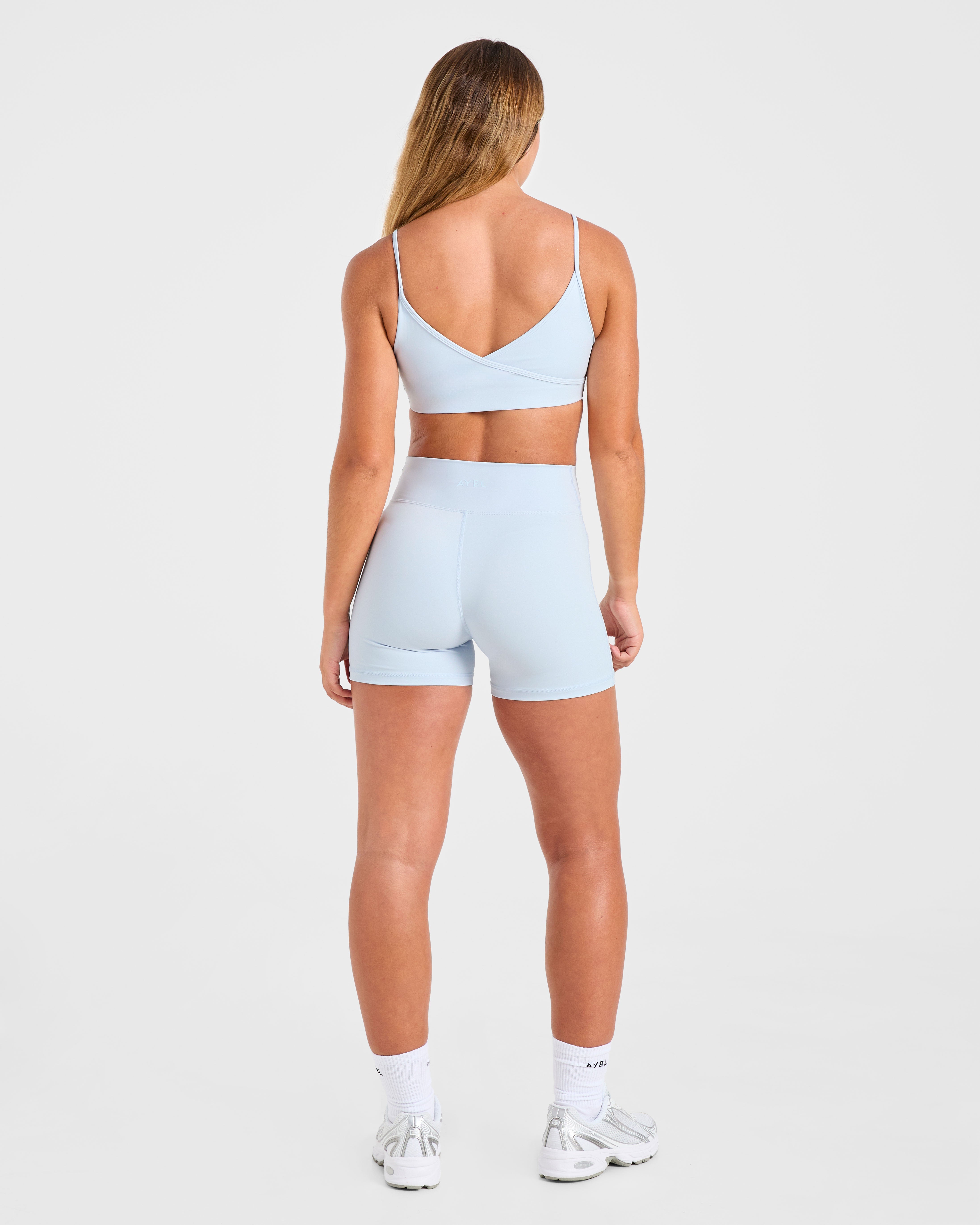 Sculpt Wrap Shorts - Iced Blau