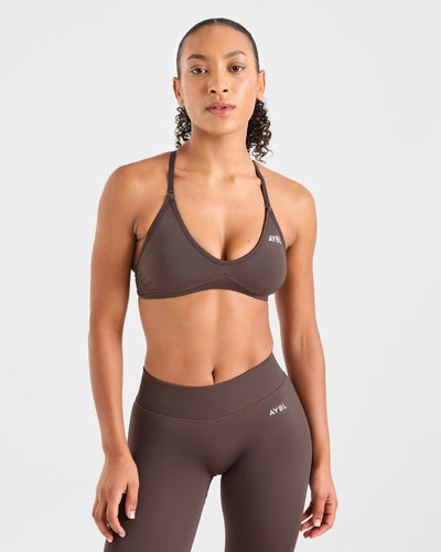 Adapt Seamless Strappy Sports Bra - Braun