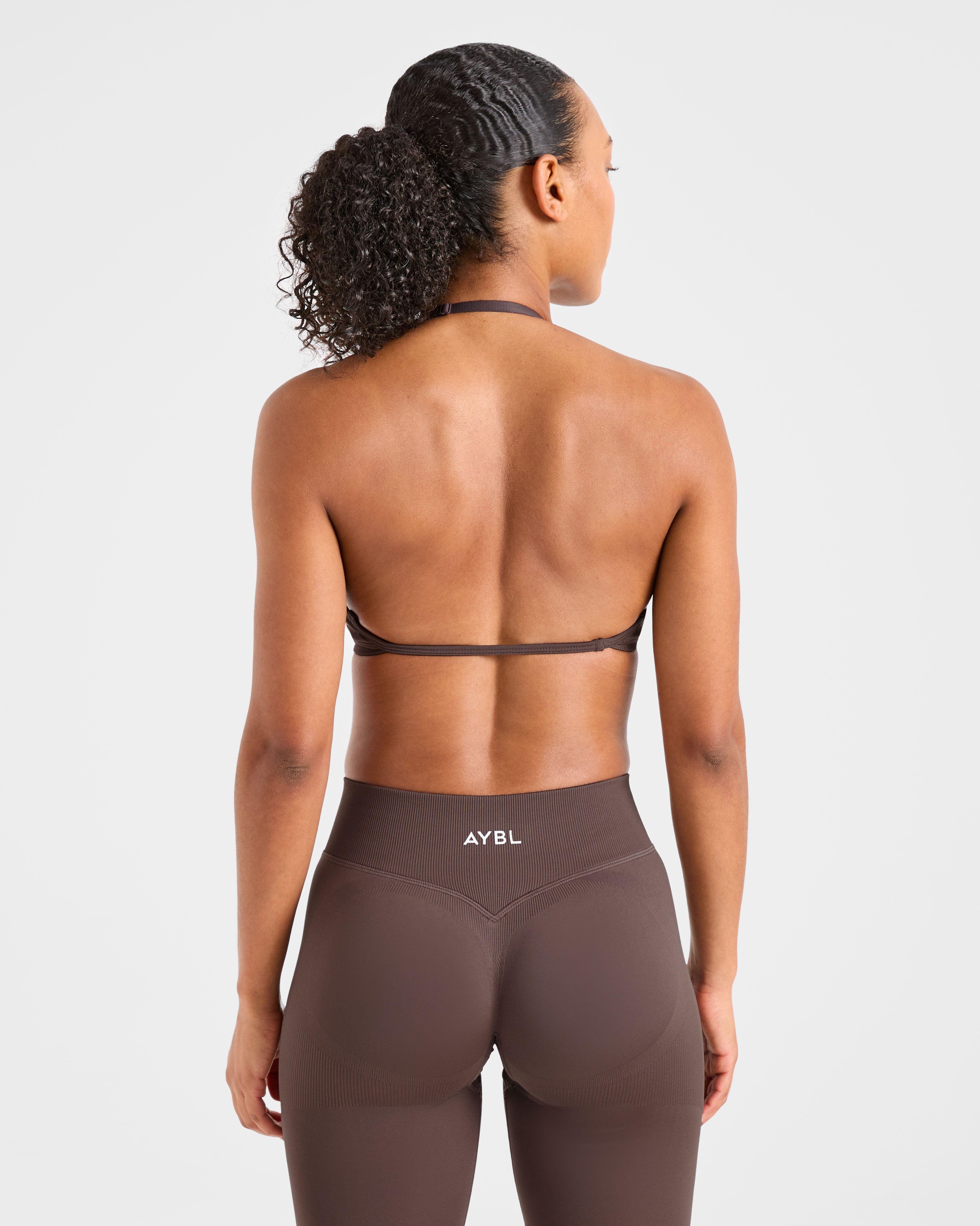Adapt Seamless Strappy Sports Bra - Braun